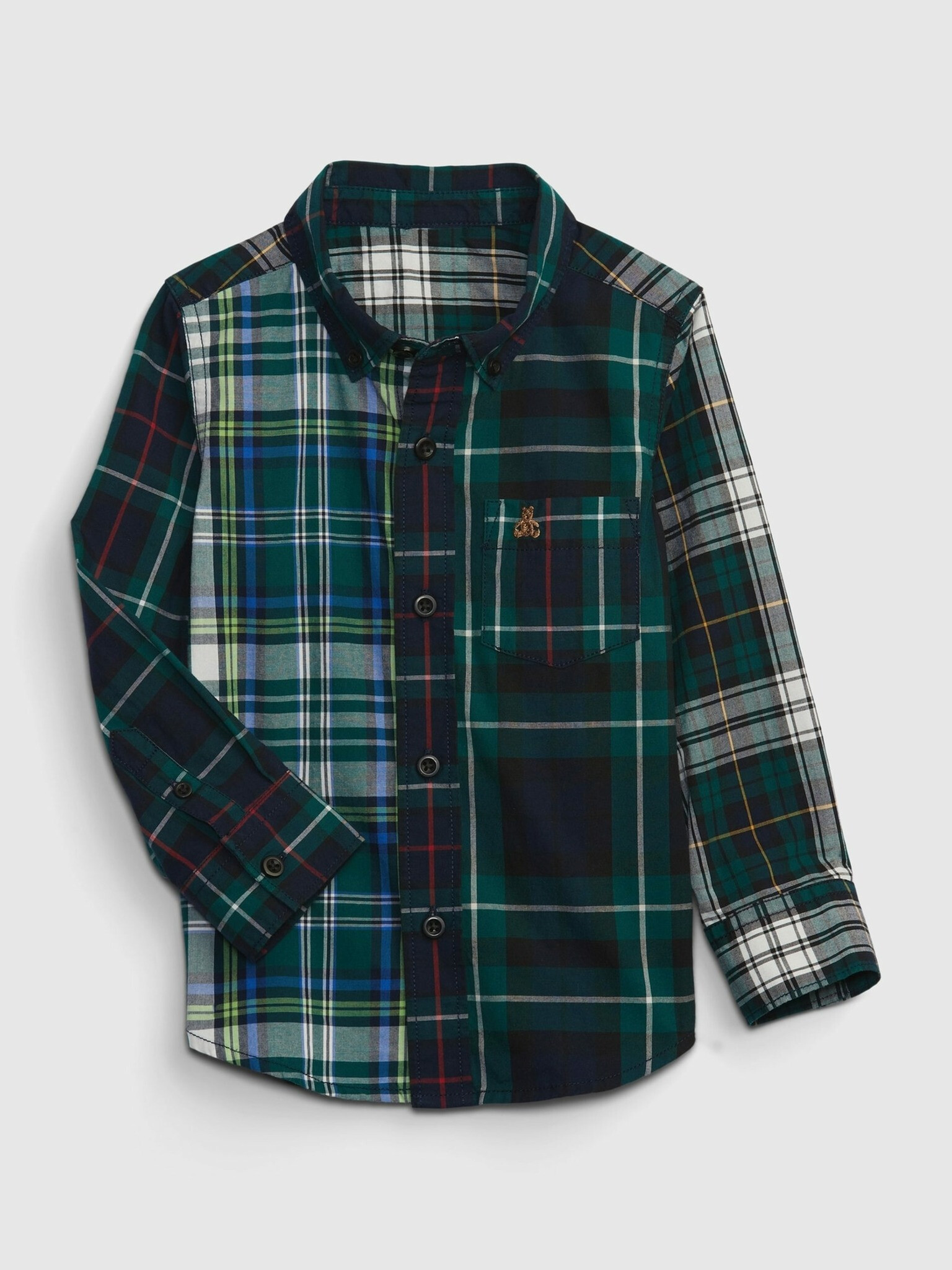 GAP Kids Shirt Green - Pepit.gr