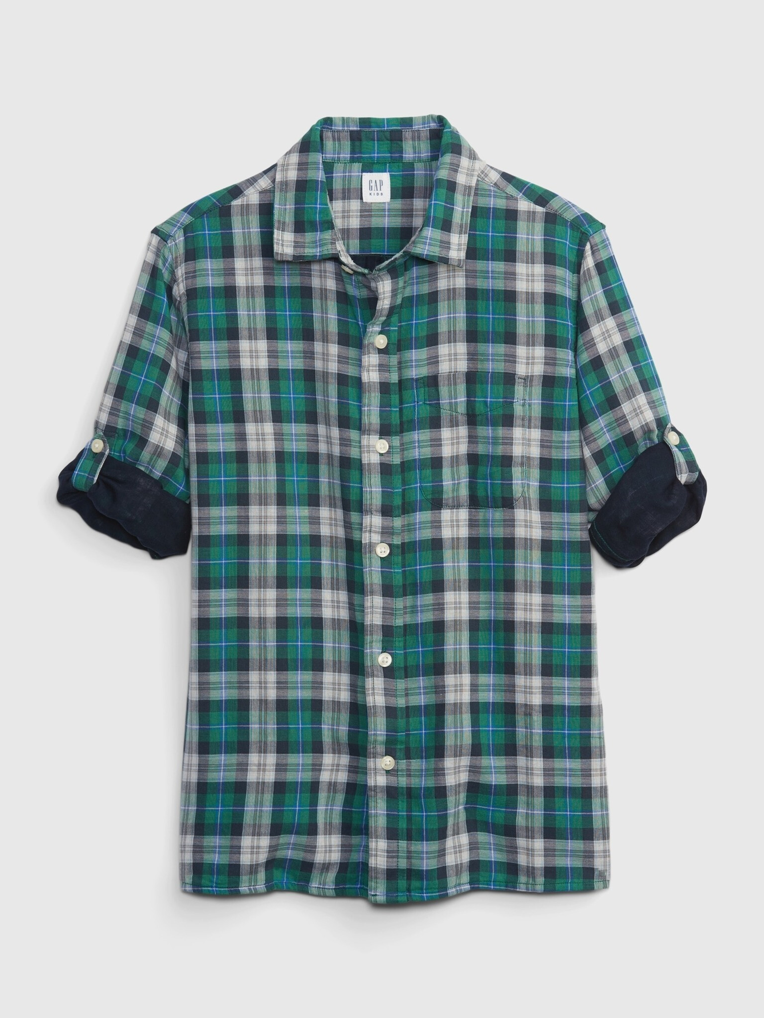 GAP Kids Shirt Green - Pepit.gr