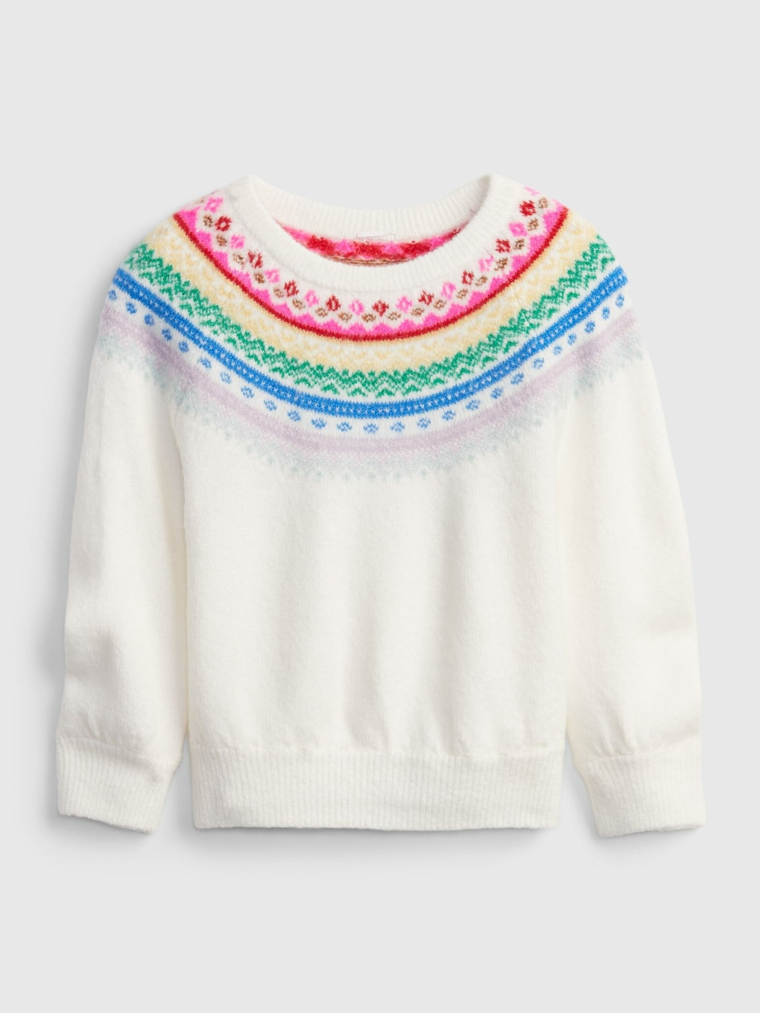 GAP Kids Sweater White - Pepit.gr