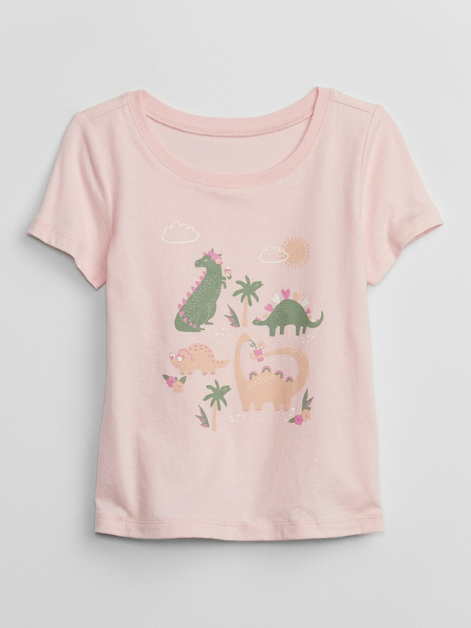 GAP Kids T-shirt Pink - Pepit.gr