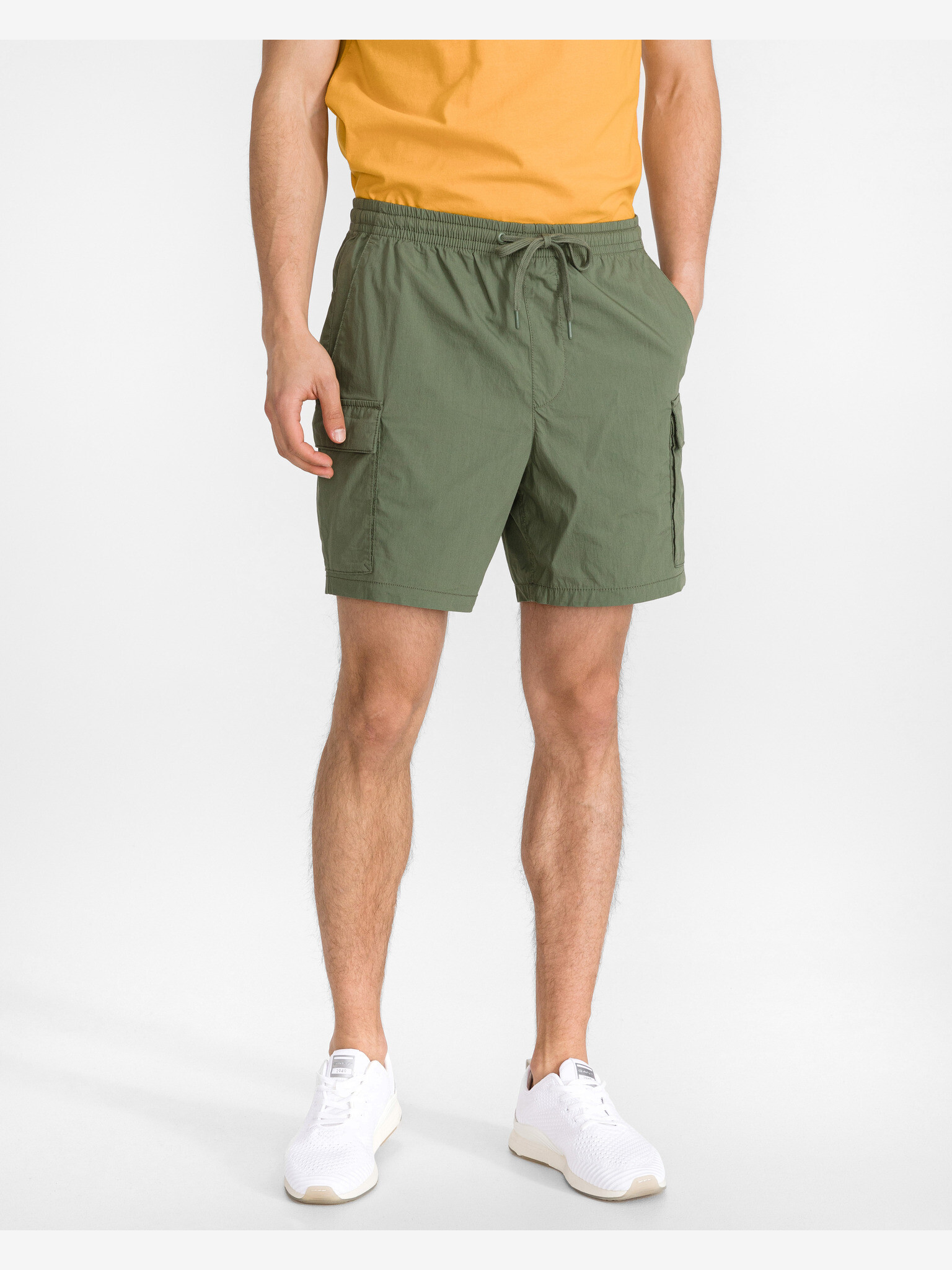 GAP Logo Easy Cargo Shorts Green - Pepit.gr