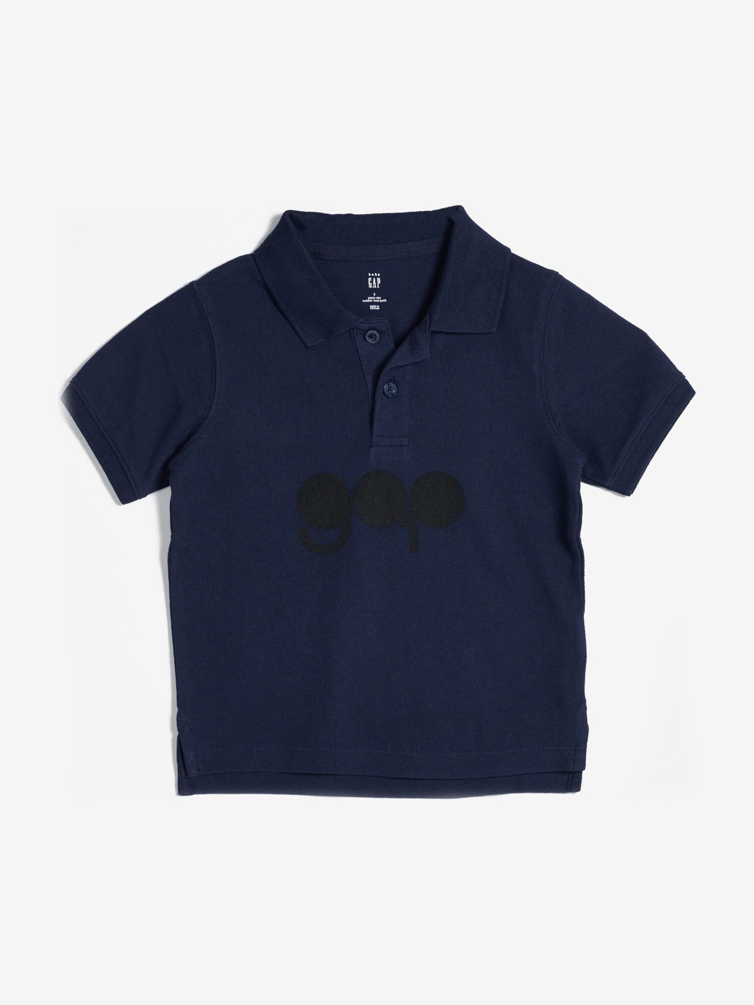 GAP Logo kids Polo shirt Blue - Pepit.gr