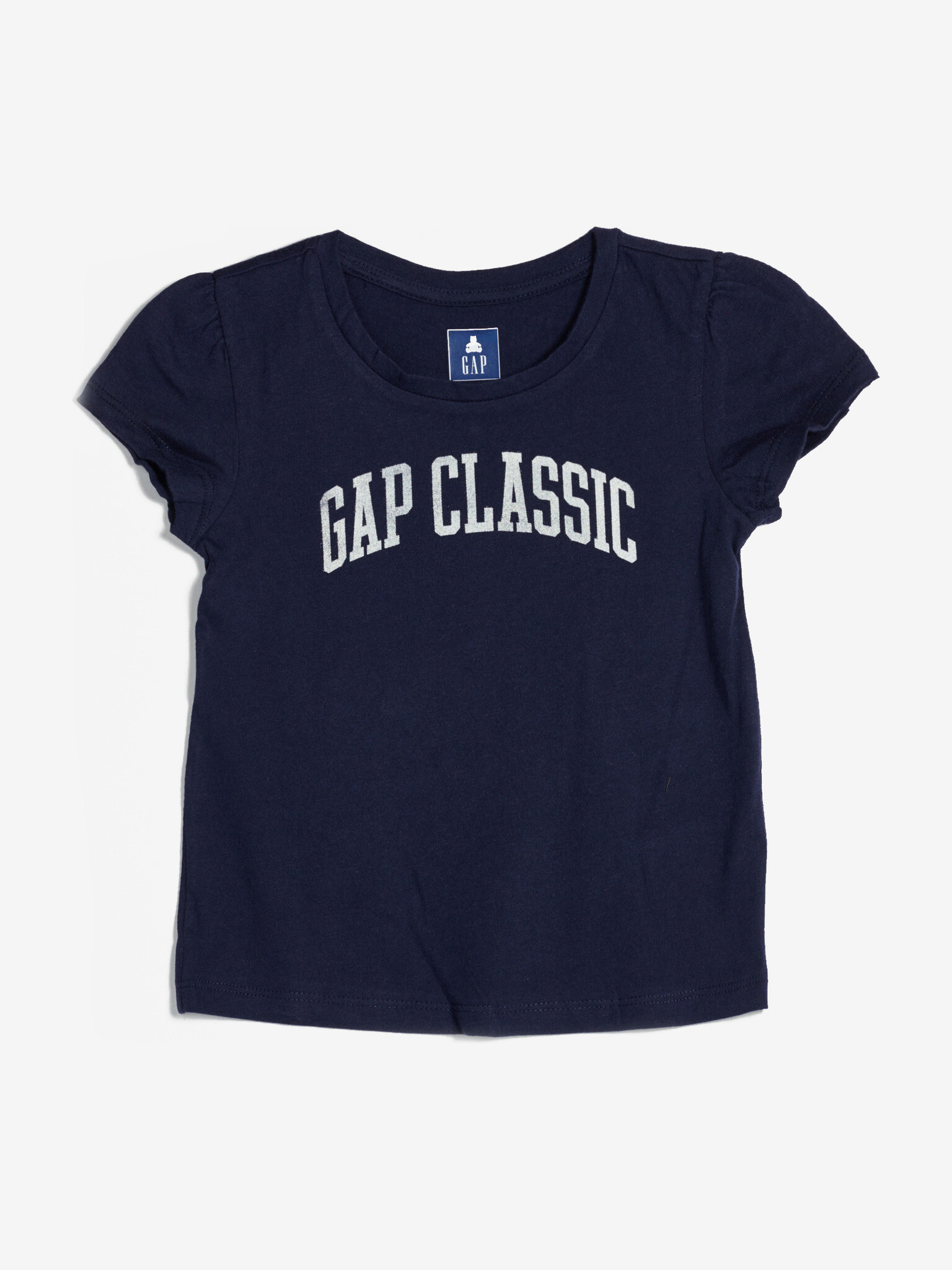 GAP Logo Kids T-shirt Blue - Pepit.gr