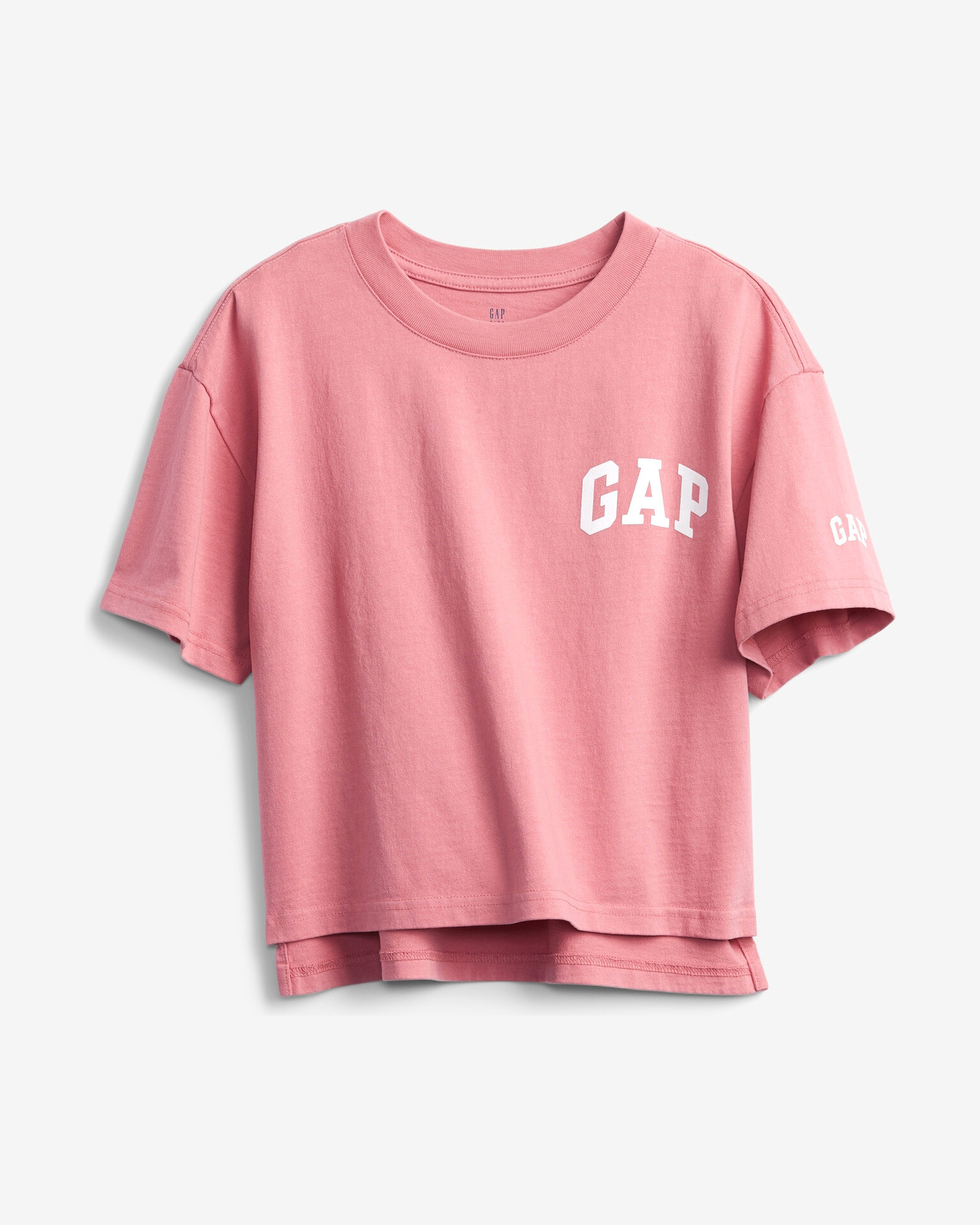 GAP Logo Kids T-shirt Blue - Pepit.gr