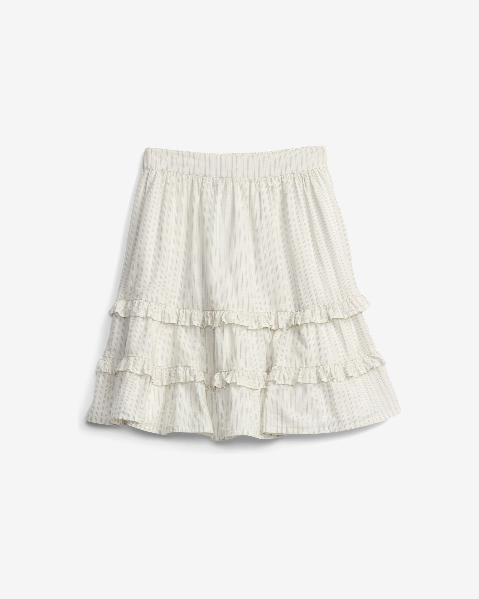 GAP MTHR Stripe kids Skirt White - Pepit.gr