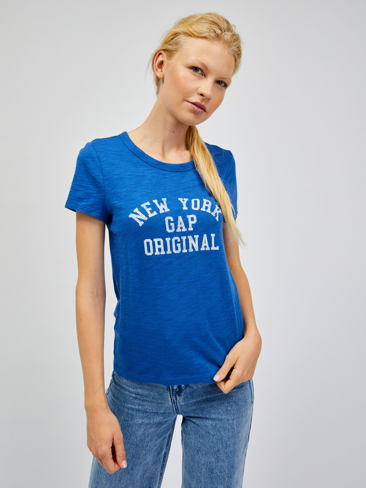 GAP New York T-shirt Blue - Pepit.gr