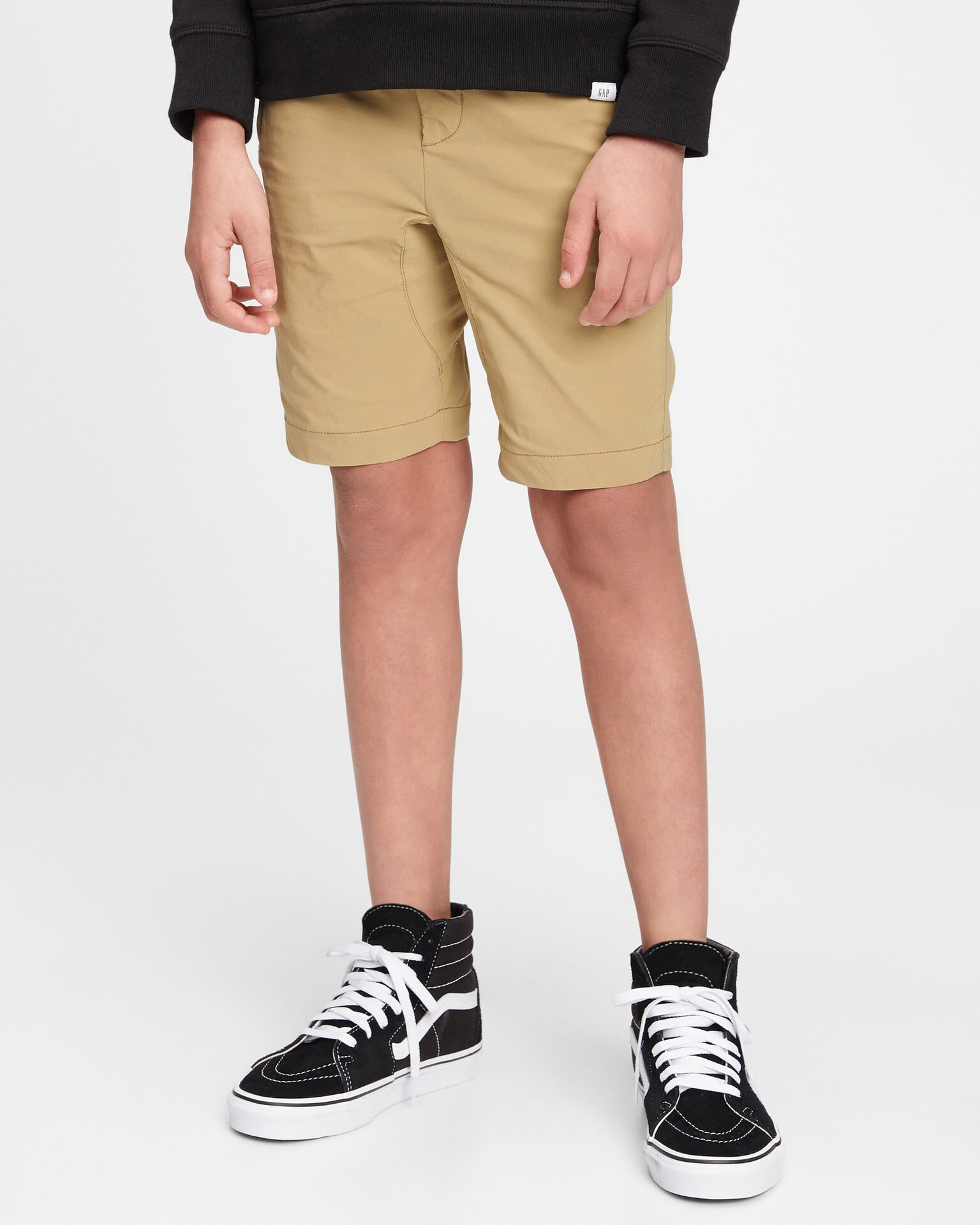 GAP Pull-On Hybrid Kids Shorts Beige - Pepit.gr