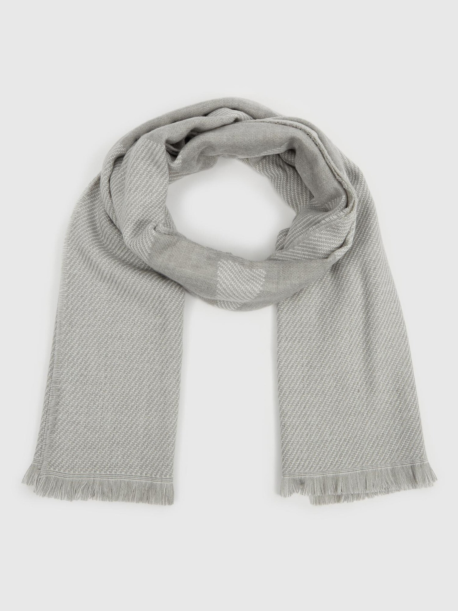 GAP Scarf Grey - Pepit.gr