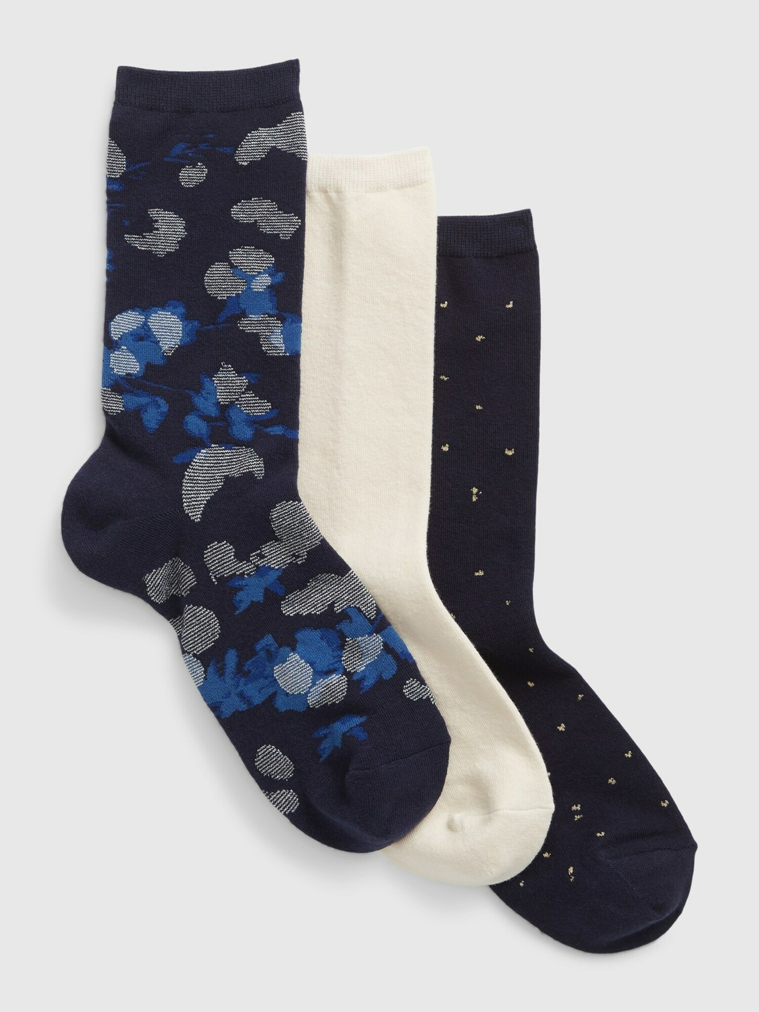 GAP Set of 3 pairs of socks Blue - Pepit.gr