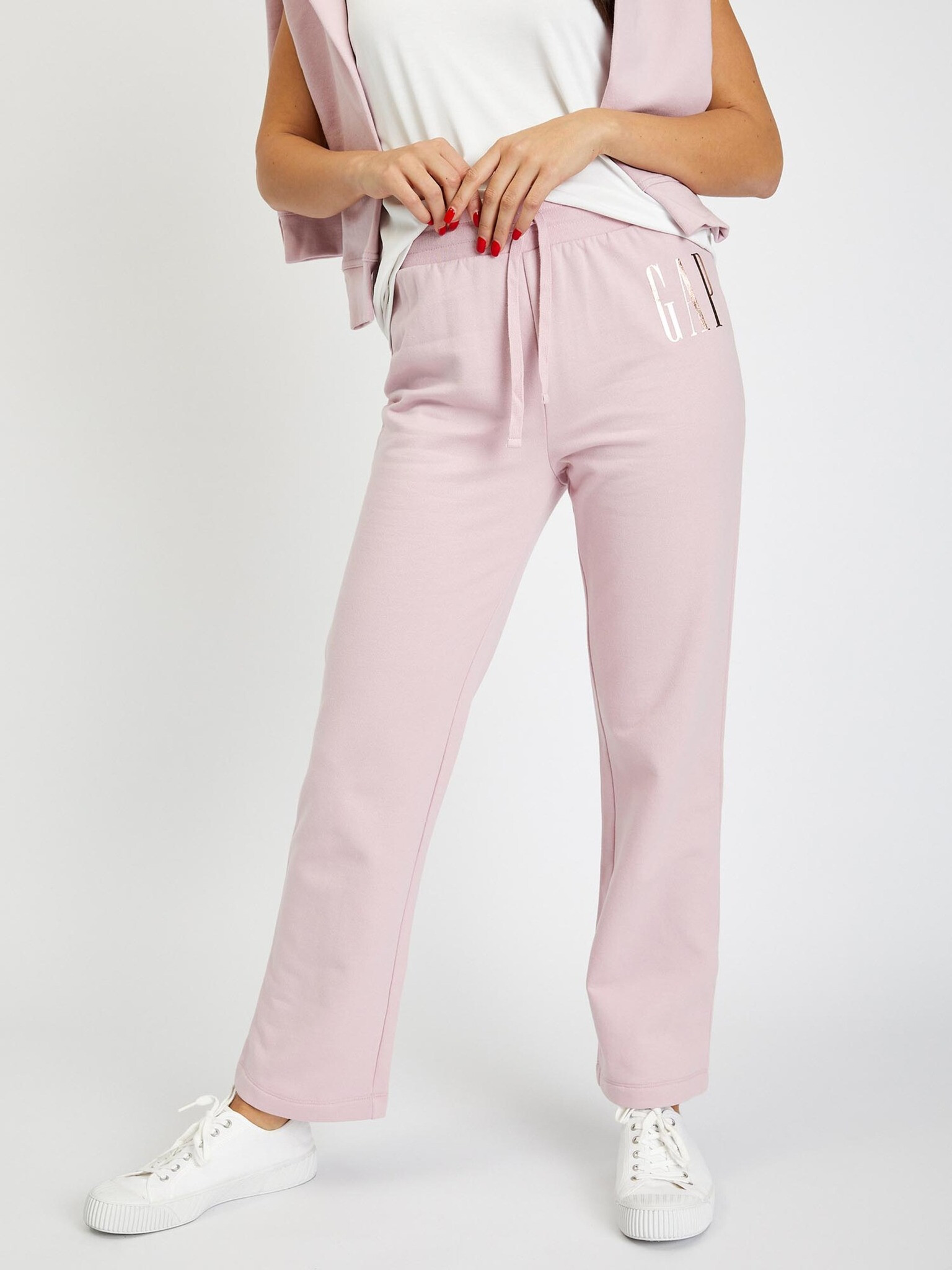 GAP Sweatpants Pink - Pepit.gr