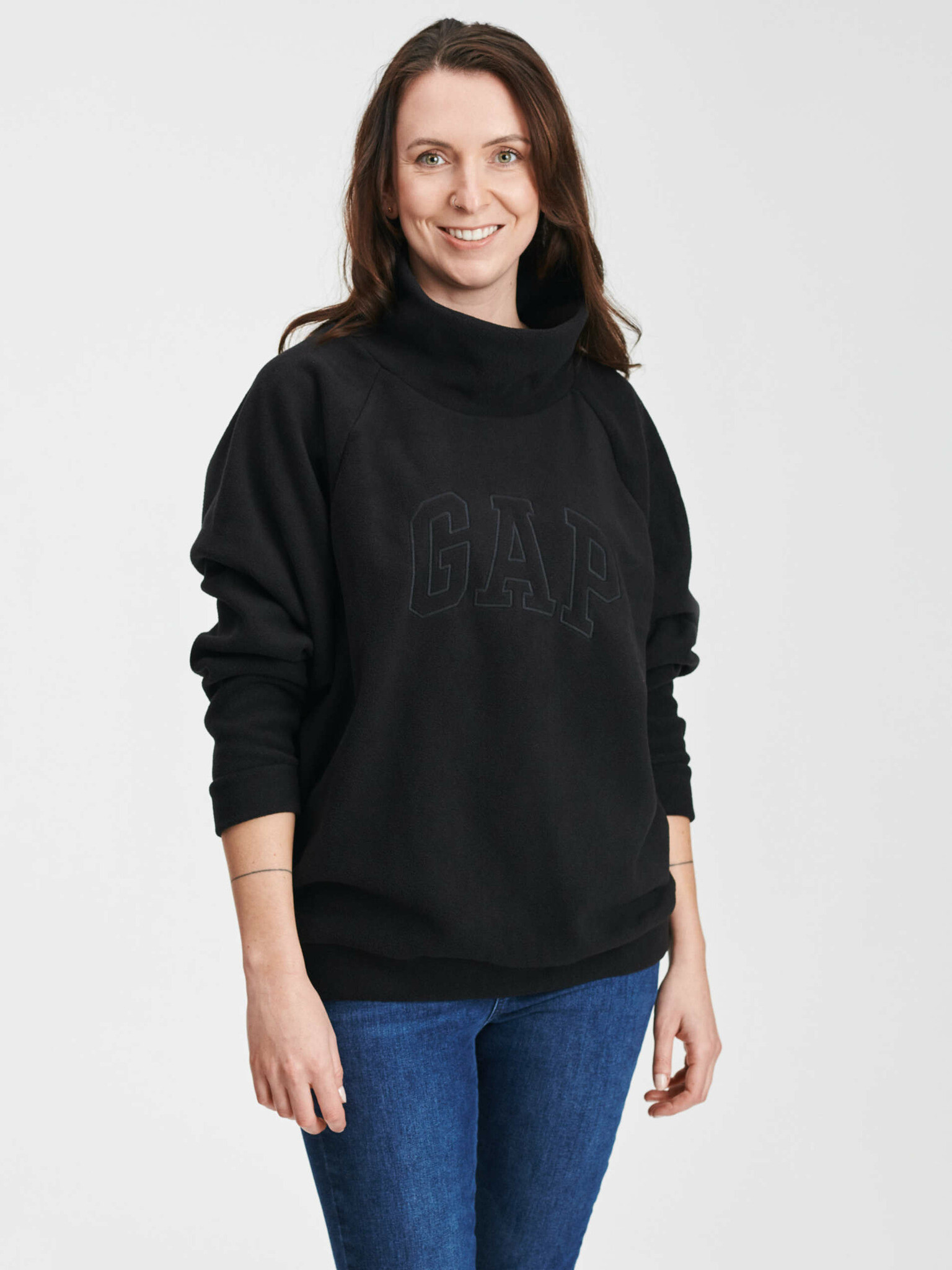 GAP Sweatshirt Black - Pepit.gr