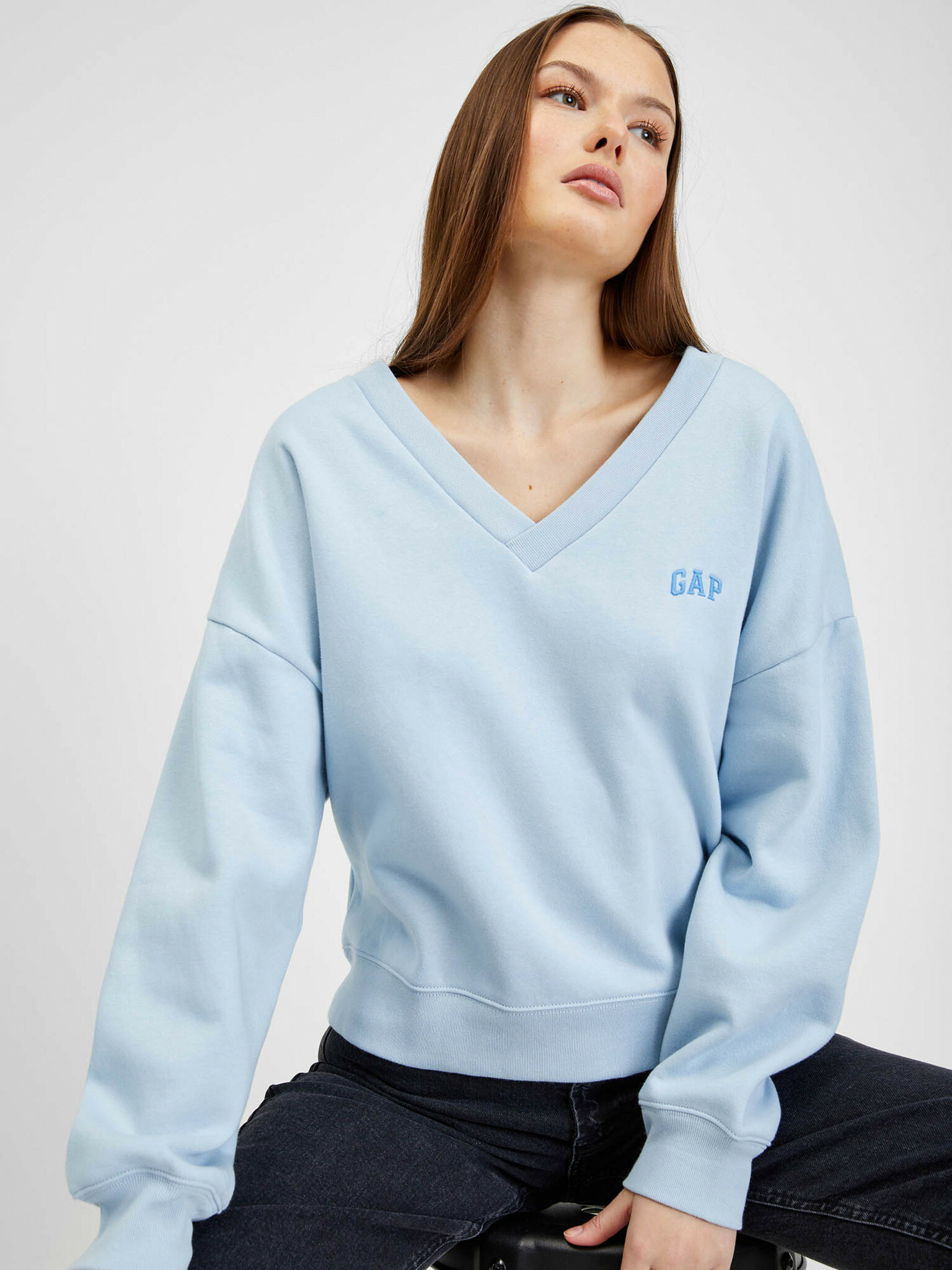 GAP Sweatshirt Blue - Pepit.gr