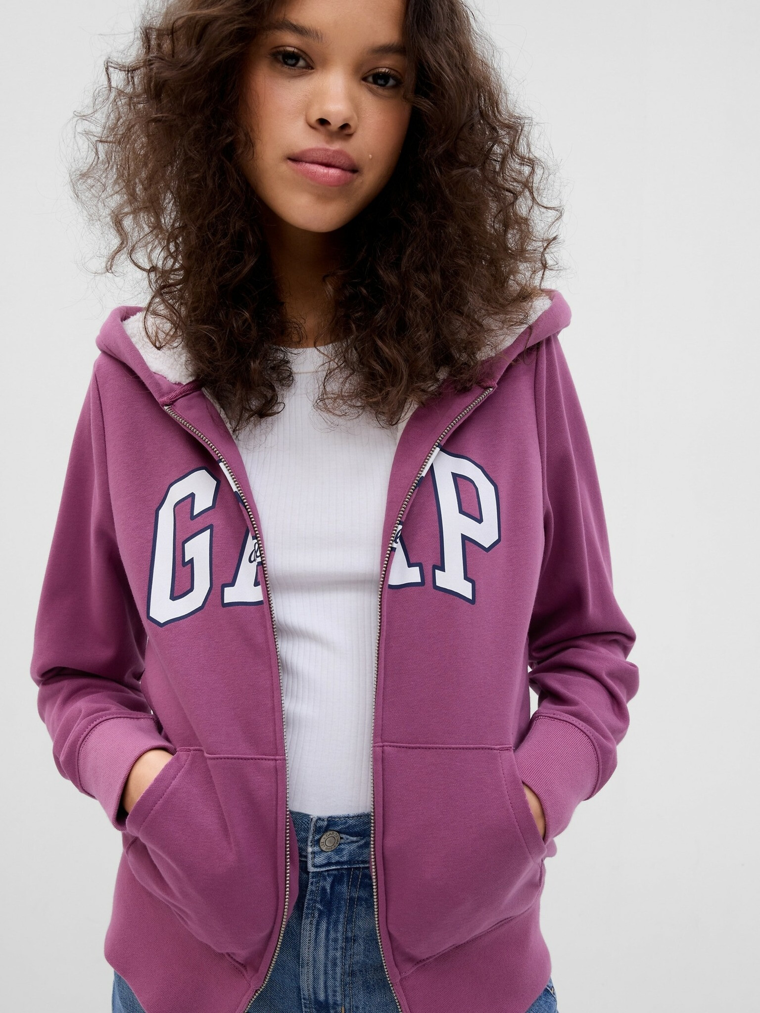 GAP Sweatshirt Violet - Pepit.gr