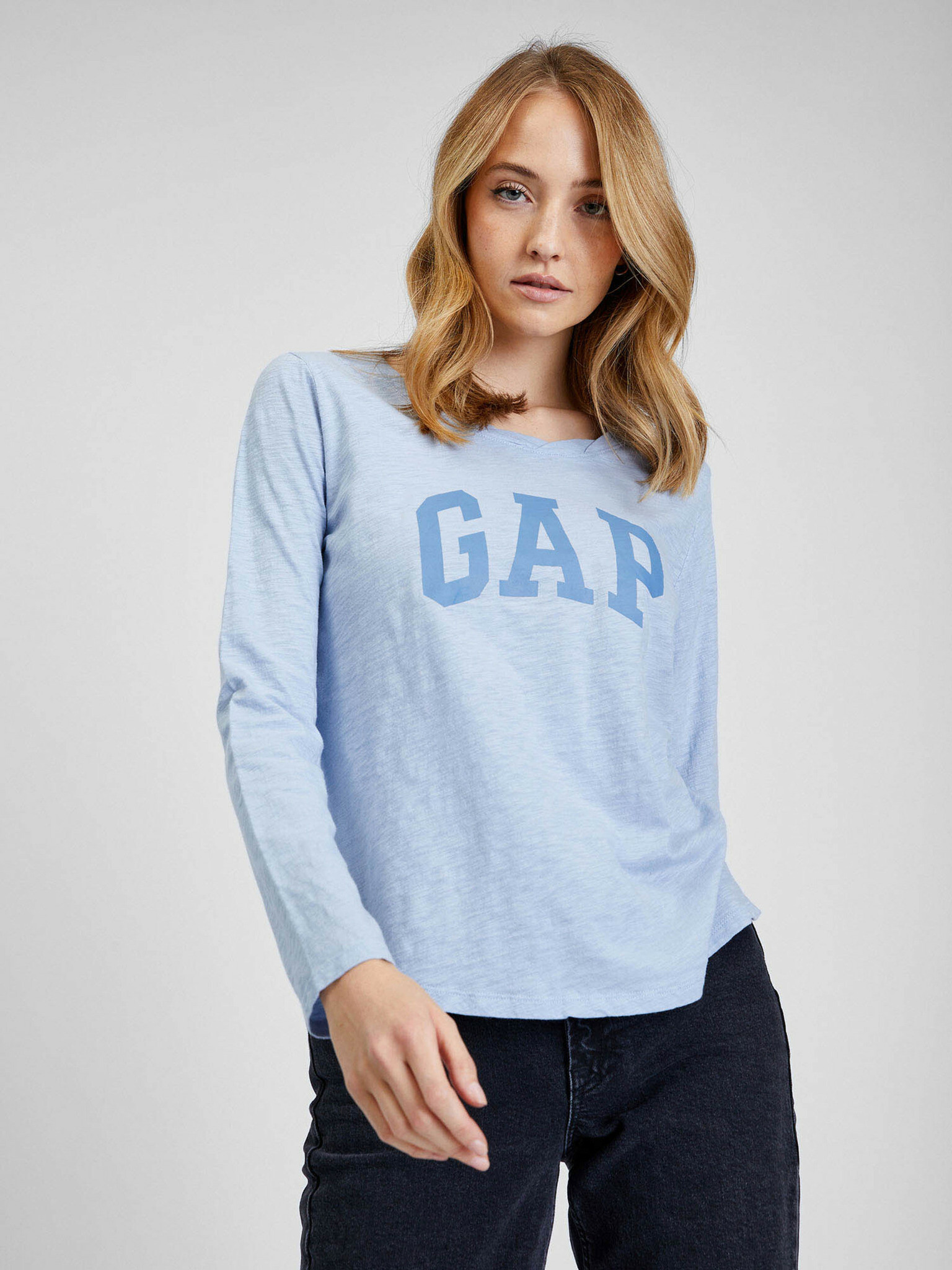 GAP T-shirt Blue - Pepit.gr