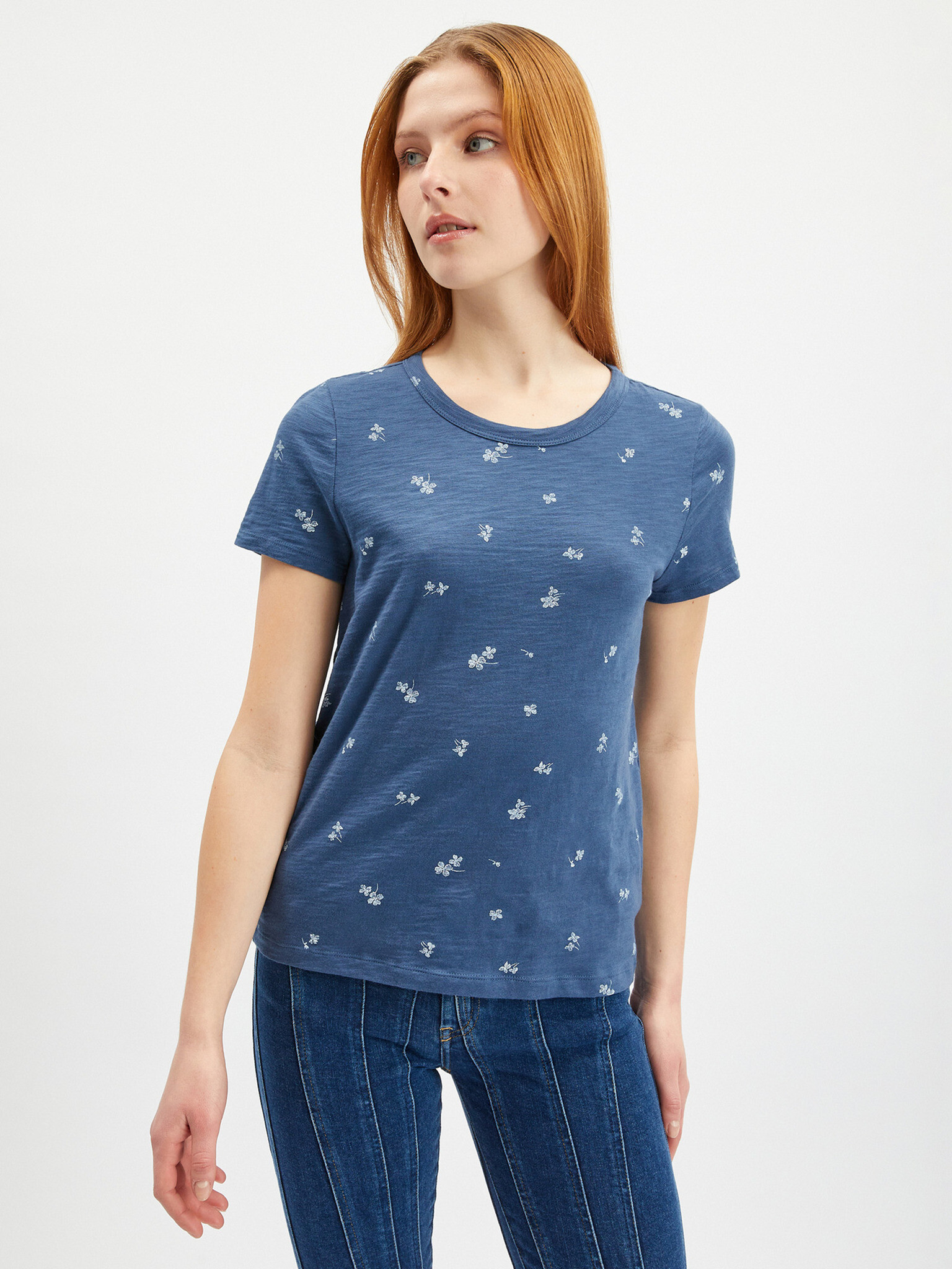 GAP T-shirt Blue - Pepit.gr