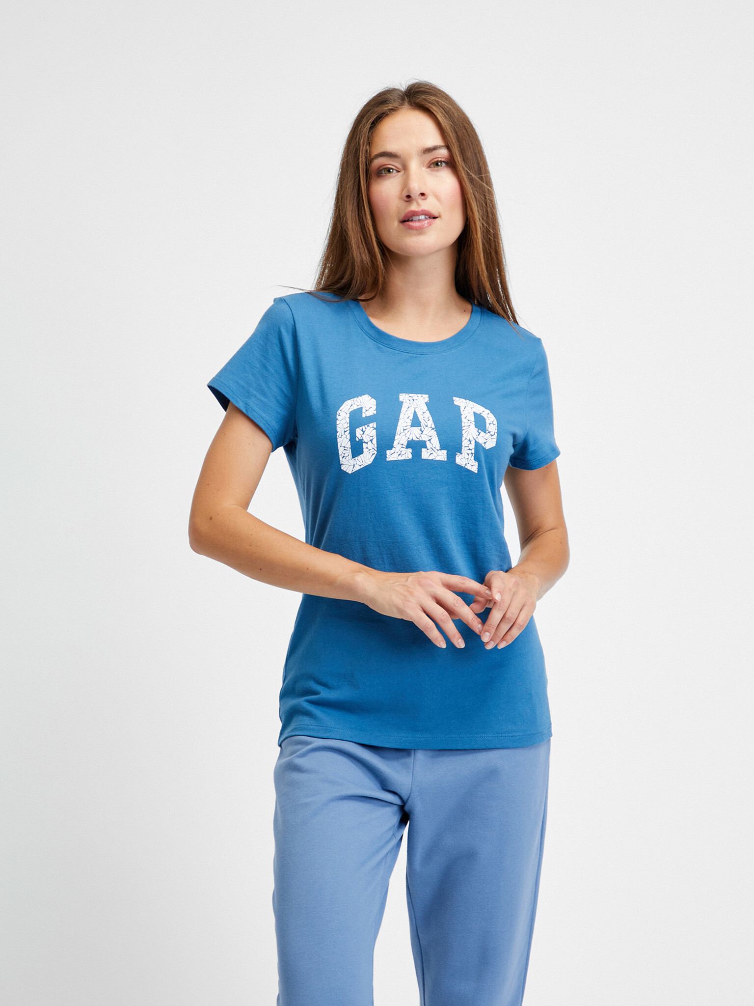 GAP T-shirt Blue - Pepit.gr