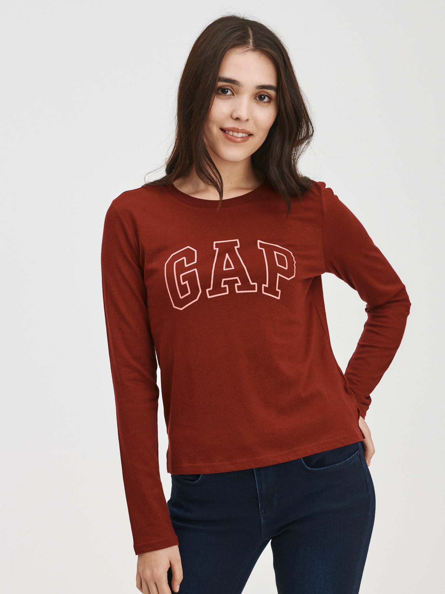 GAP T-shirt Red - Pepit.gr