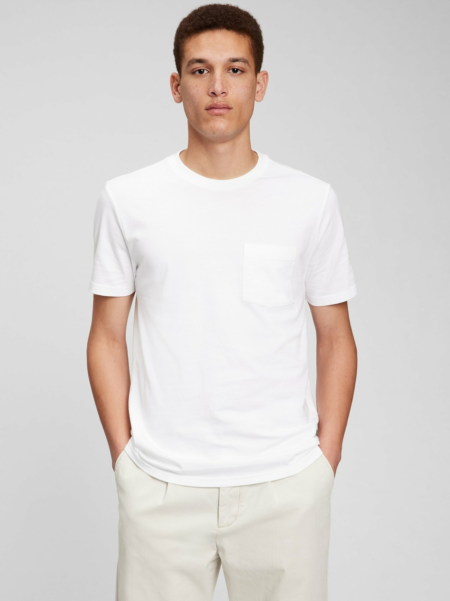 GAP T-shirt White - Pepit.gr