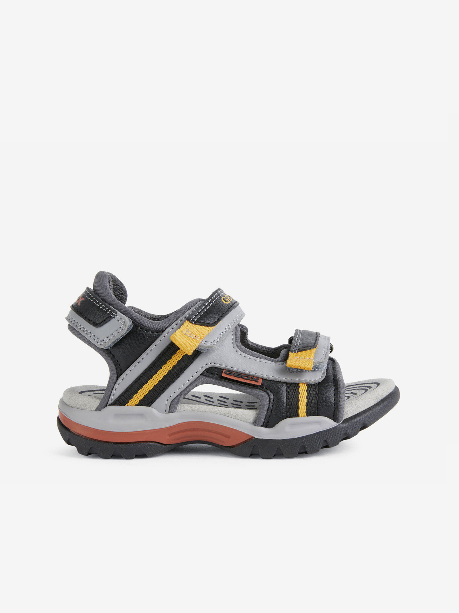 Geox Borealis Kids Sandals Grey - Pepit.gr