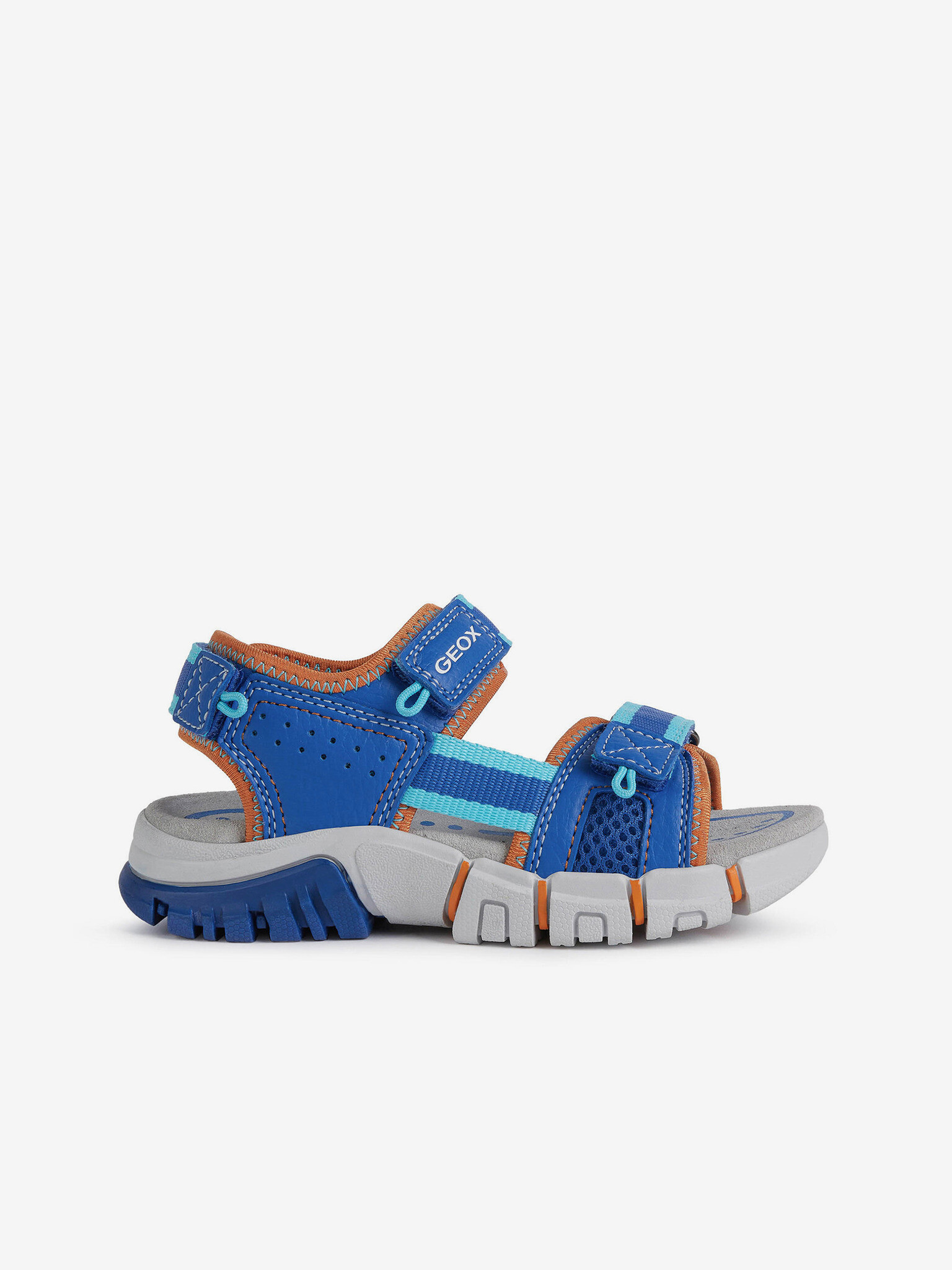 Geox Dynomix Kids Sandals Blue - Pepit.gr