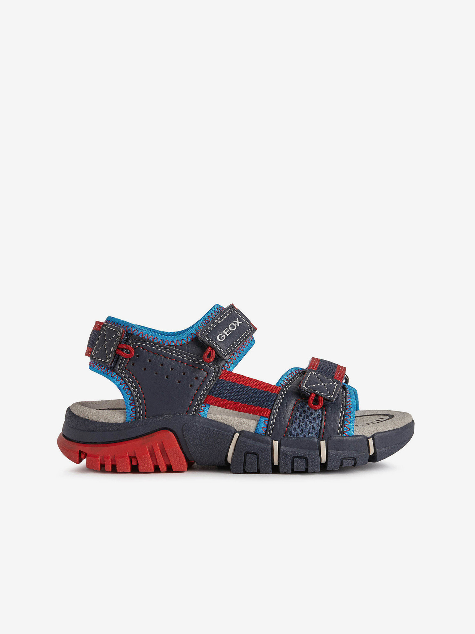 Geox Dynomix Kids Sandals Blue - Pepit.gr