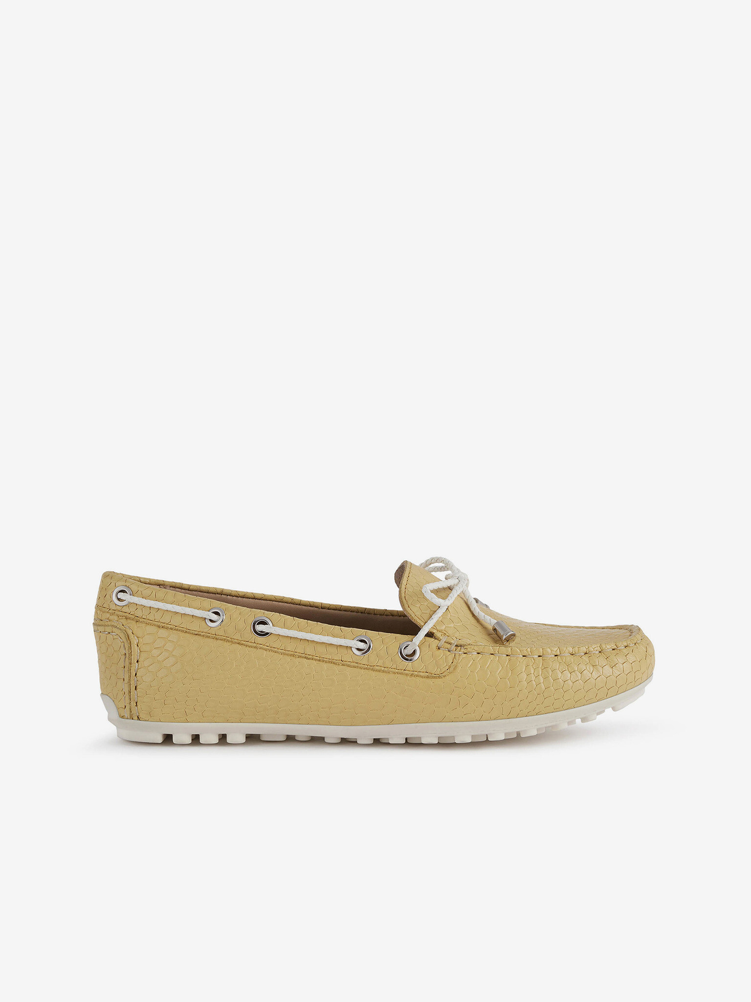 Geox Leelyan Moccasins Yellow - Pepit.gr