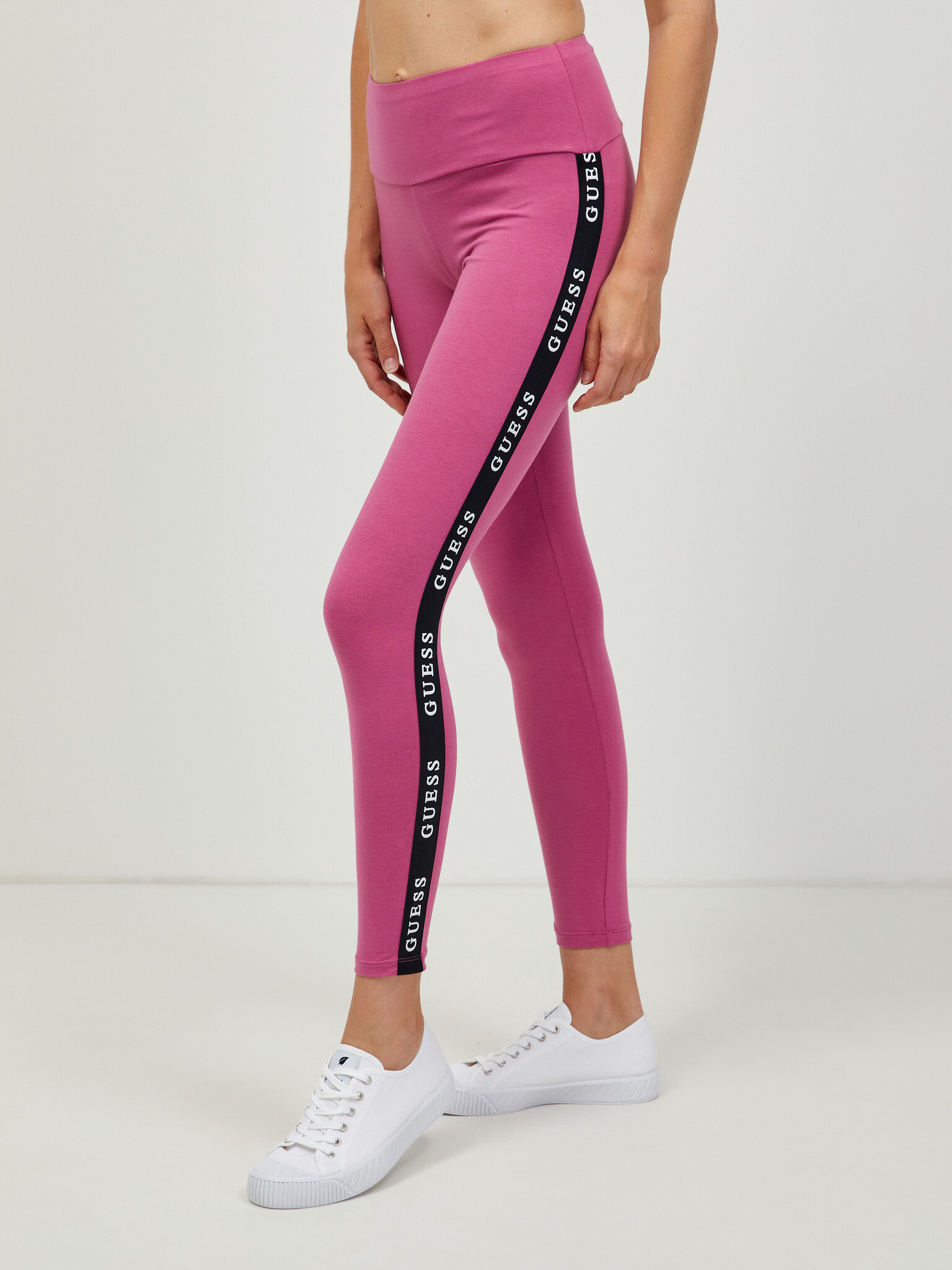 Guess Aline Leggings Pink - Pepit.gr