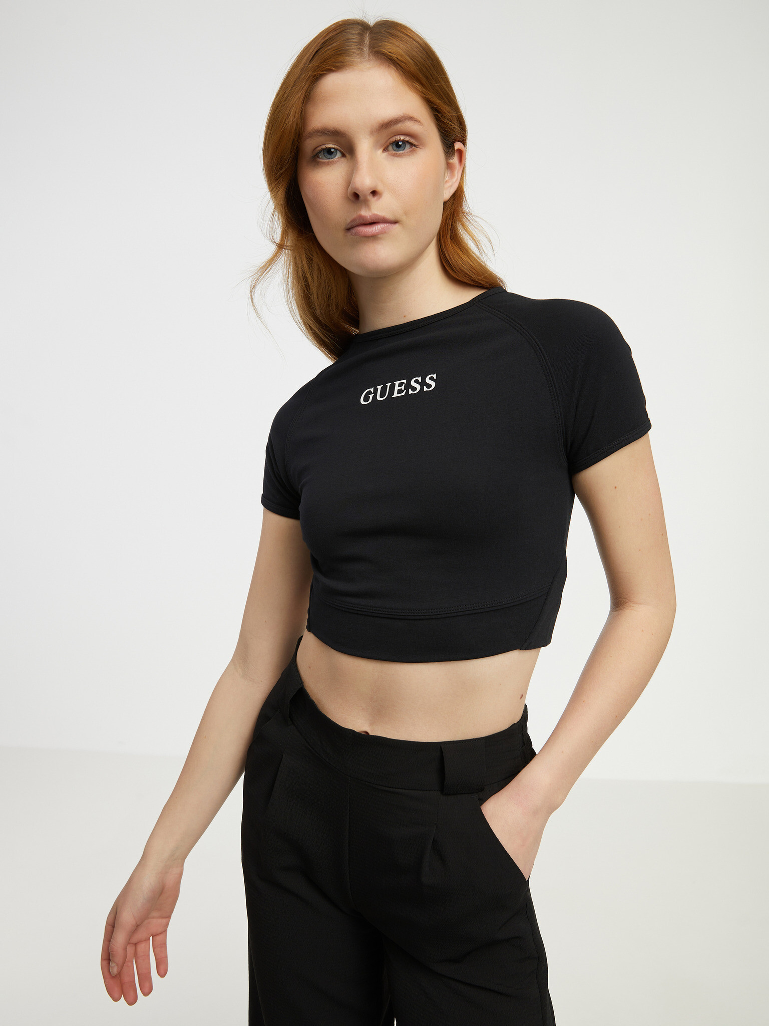 Guess Aline Top Black - Pepit.gr