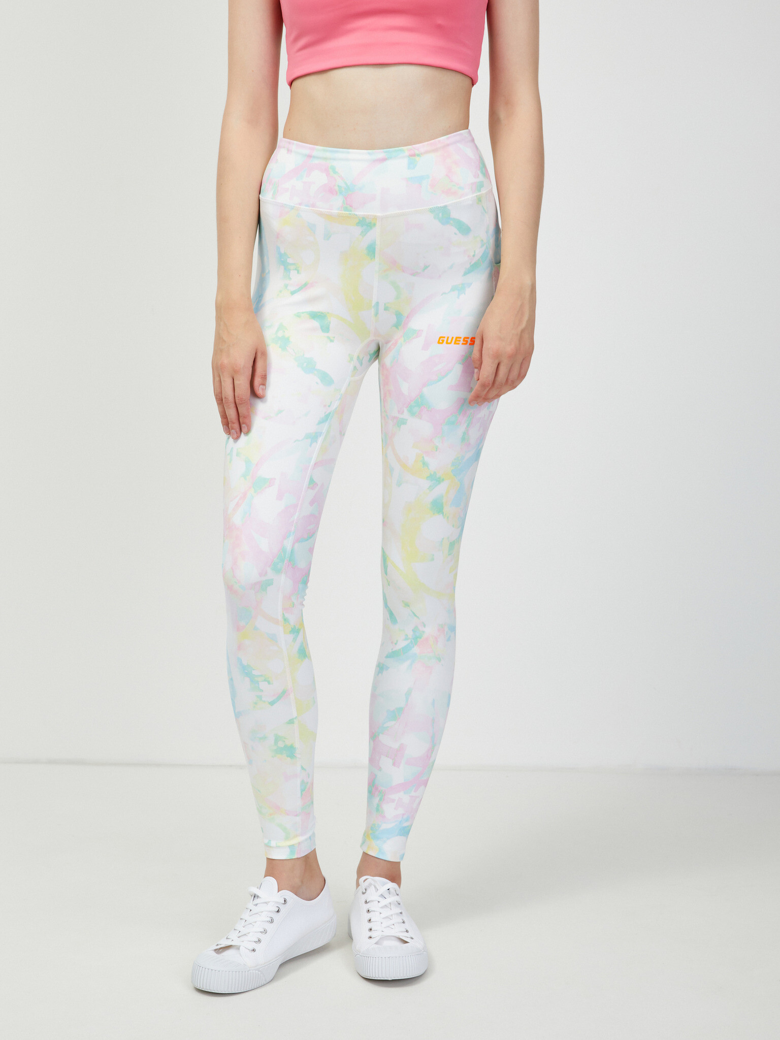 Guess Betty Leggings White - Pepit.gr