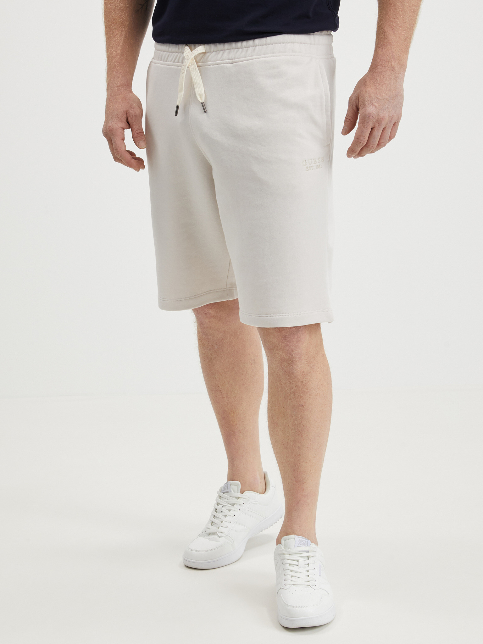 Guess Clovis Short pants White - Pepit.gr