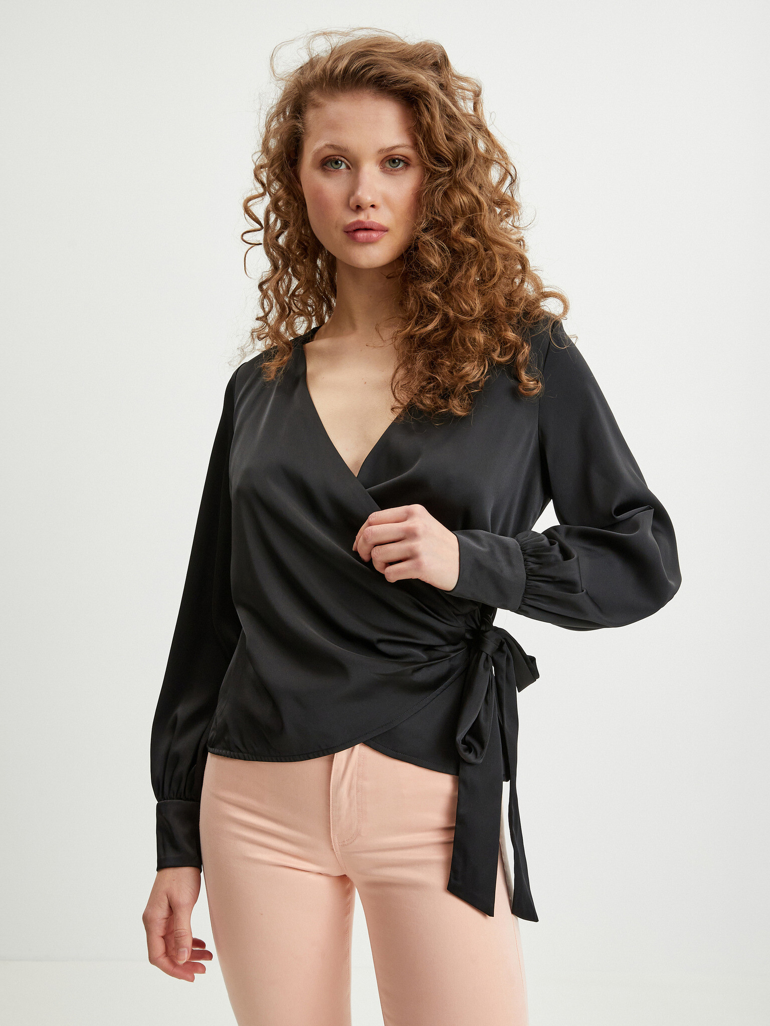 Guess Lovisa Blouse Black - Pepit.gr