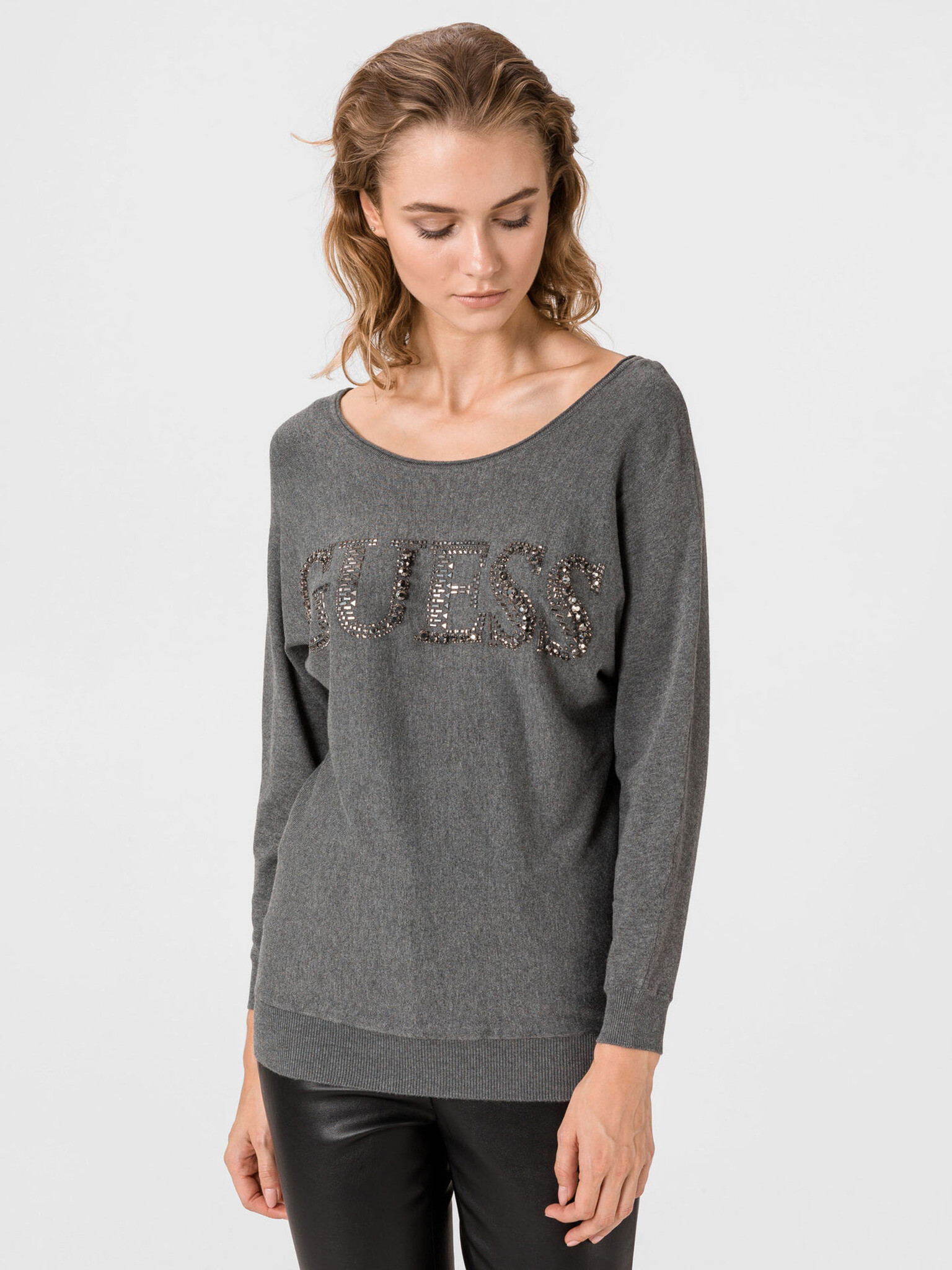 Guess Sweater Grey - Pepit.gr