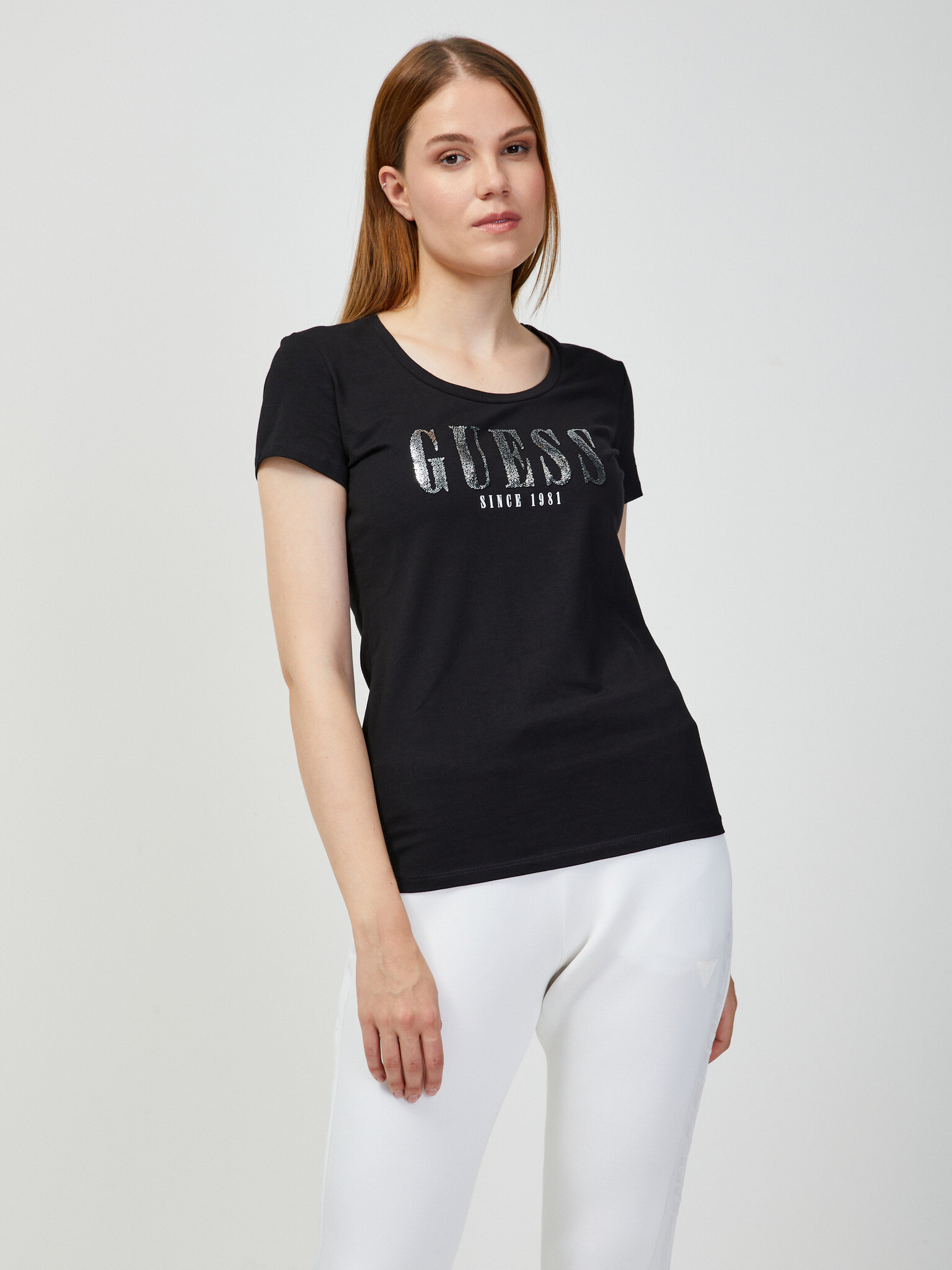 Guess T-shirt Black - Pepit.gr