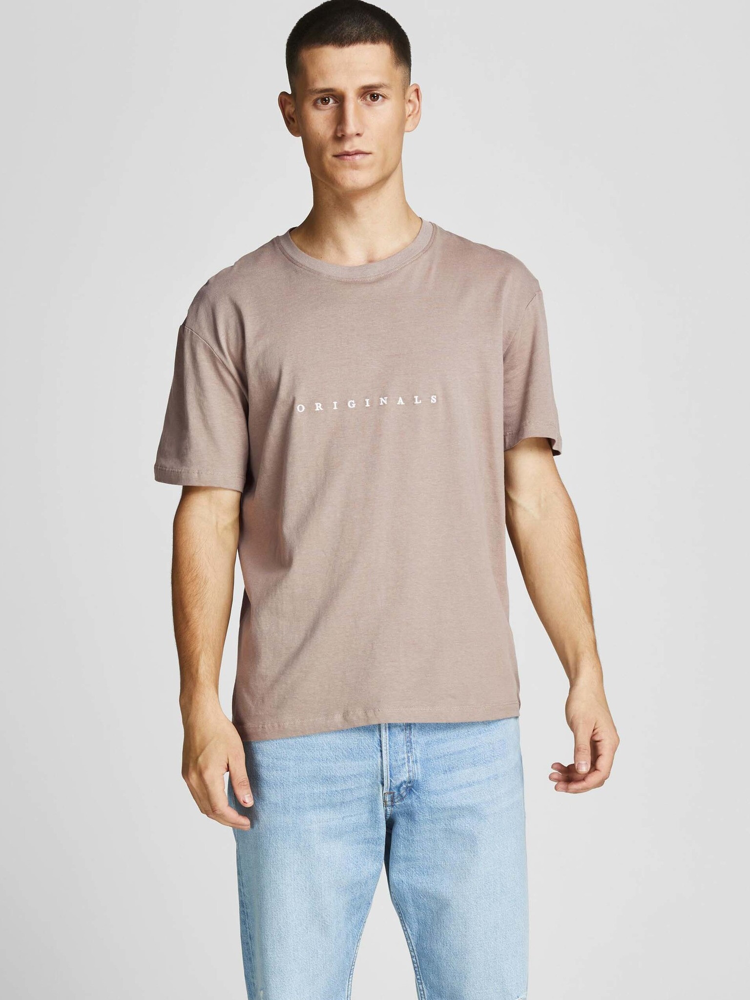 Jack & Jones Copenhagen T-shirt Brown - Pepit.gr