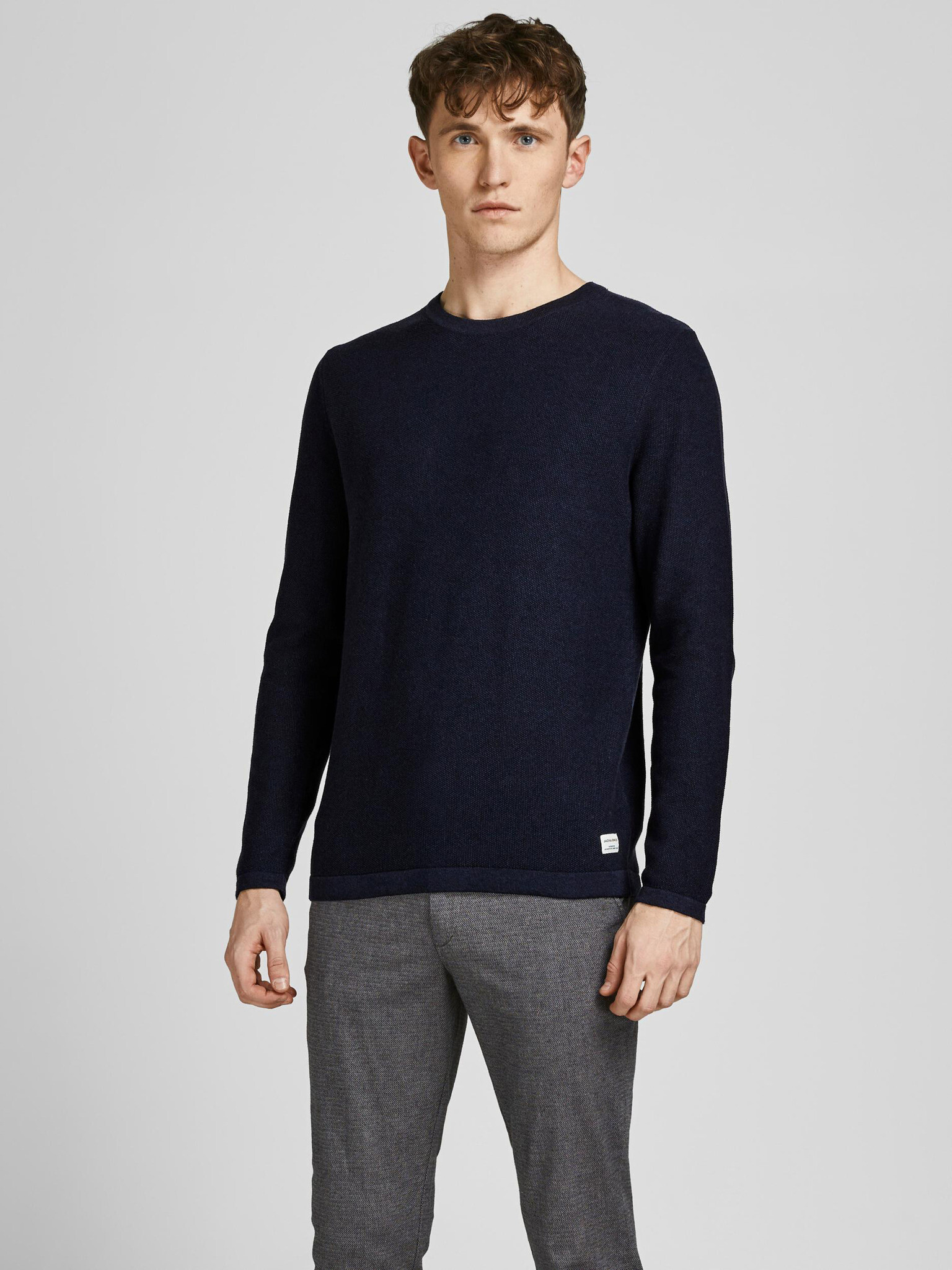 Jack & Jones Gustav Sweater Black - Pepit.gr