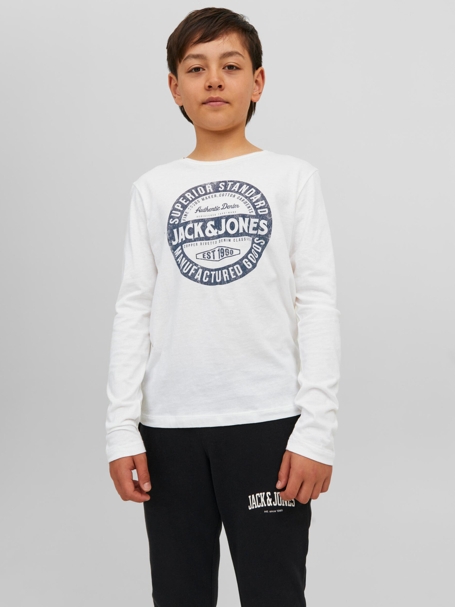 Jack & Jones Jeans Kids T-shirt White - Pepit.gr