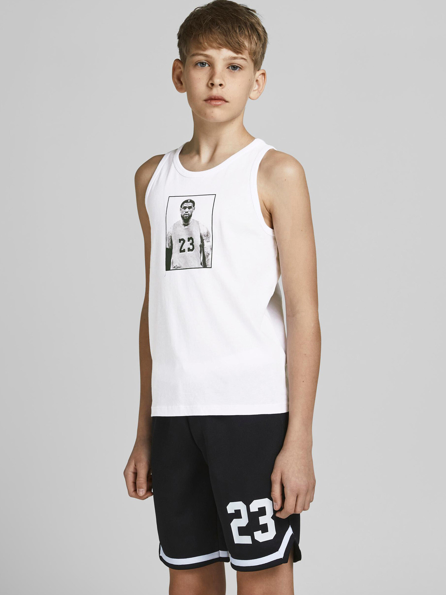 Jack & Jones Legends Kids Top White - Pepit.gr