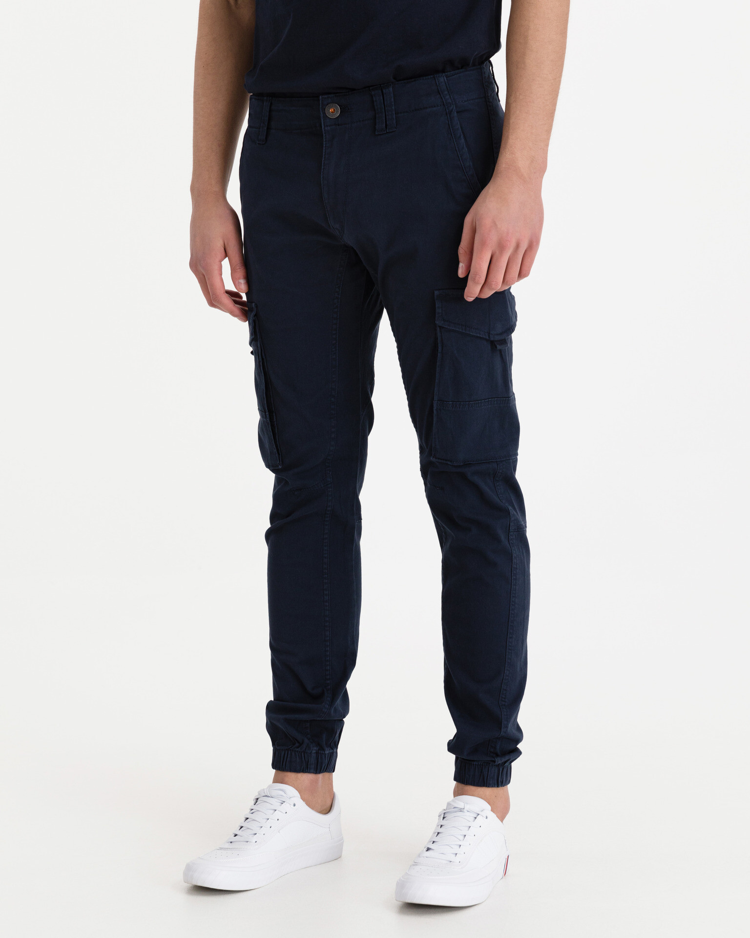 Jack & Jones Paul Flake Akm Cargo Trousers Blue - Pepit.gr