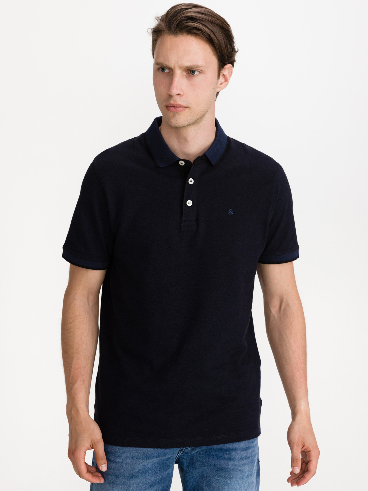 Jack & Jones Paulos Polo Shirt Blue - Pepit.gr