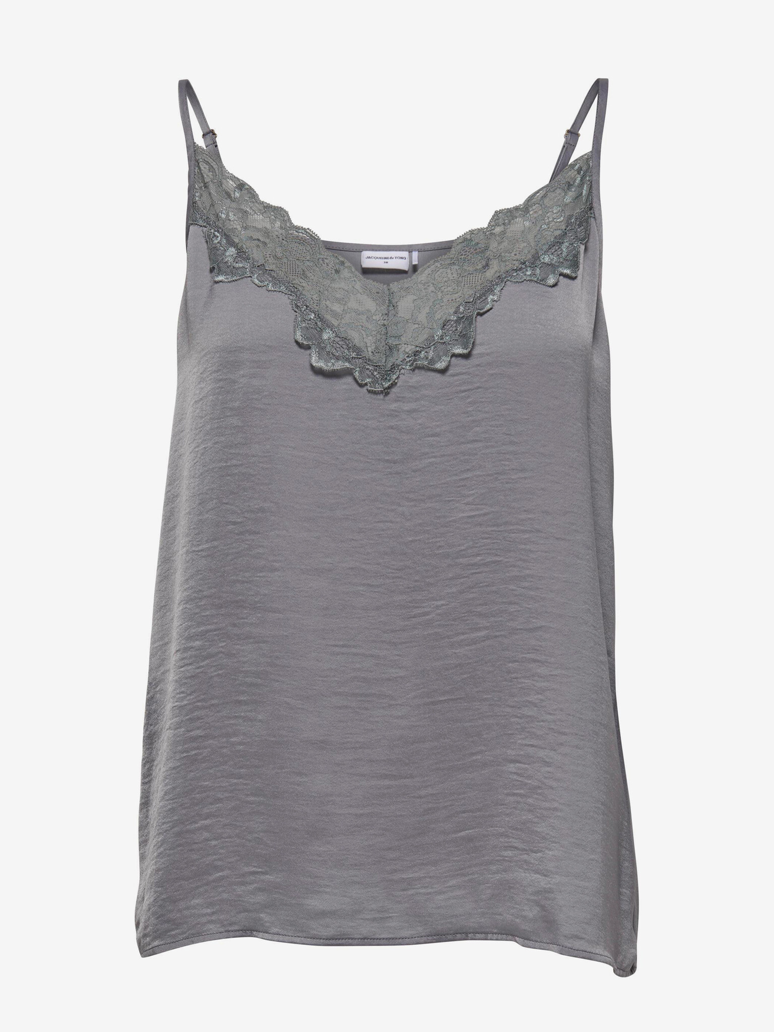 Jacqueline de Yong Appa Top Grey - Pepit.gr