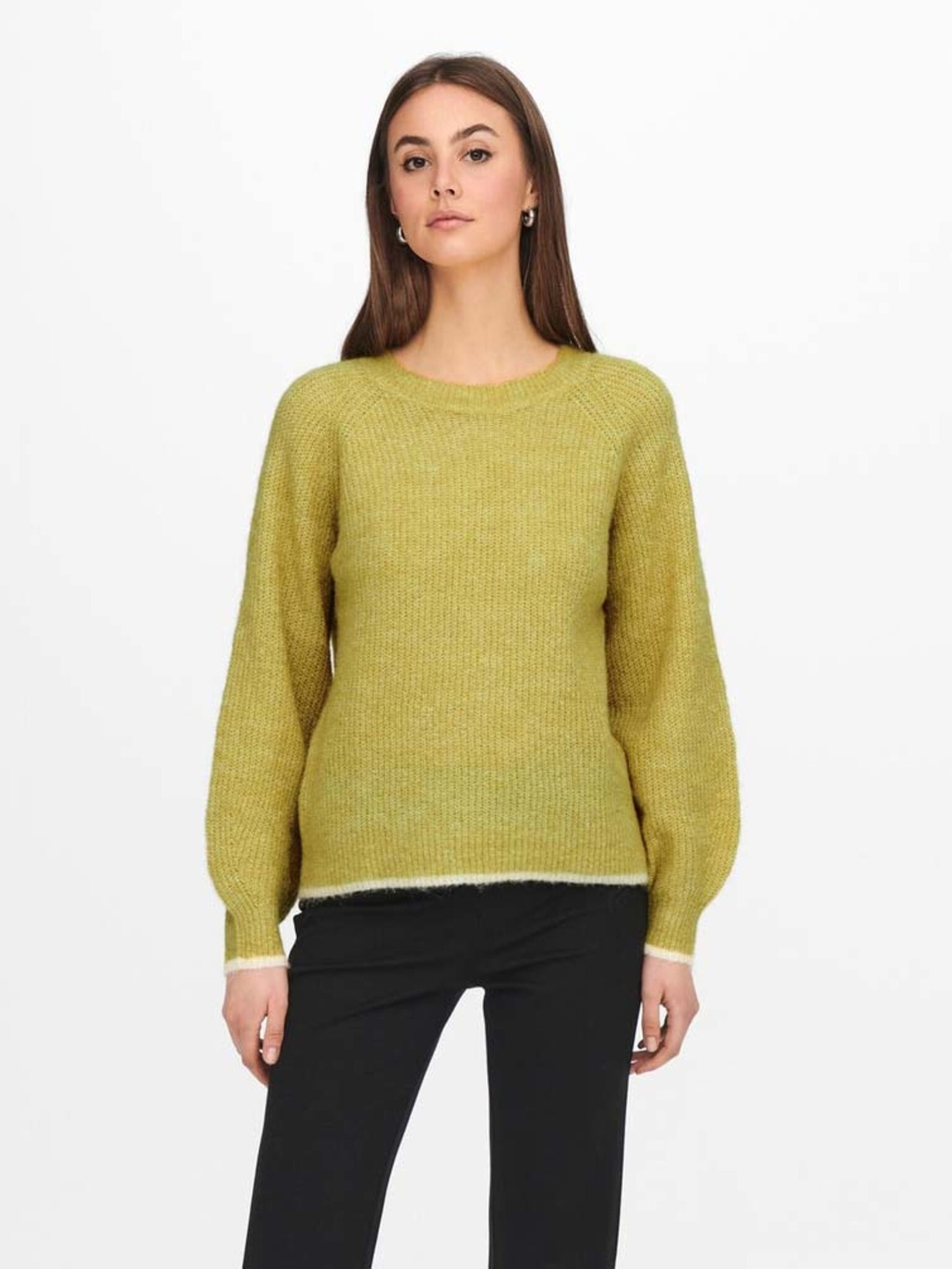 Jacqueline de Yong Ingeborg Sweater Yellow - Pepit.gr