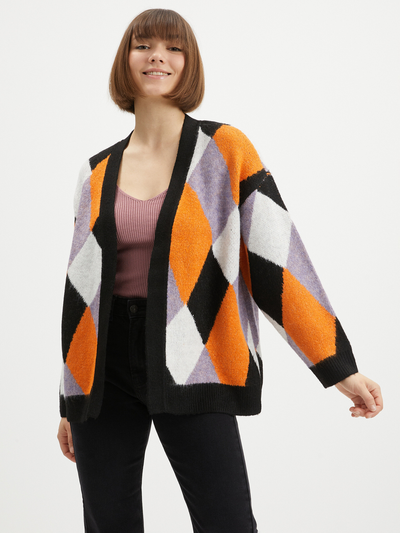 Jacqueline de Yong Joan Cardigan Black - Pepit.gr