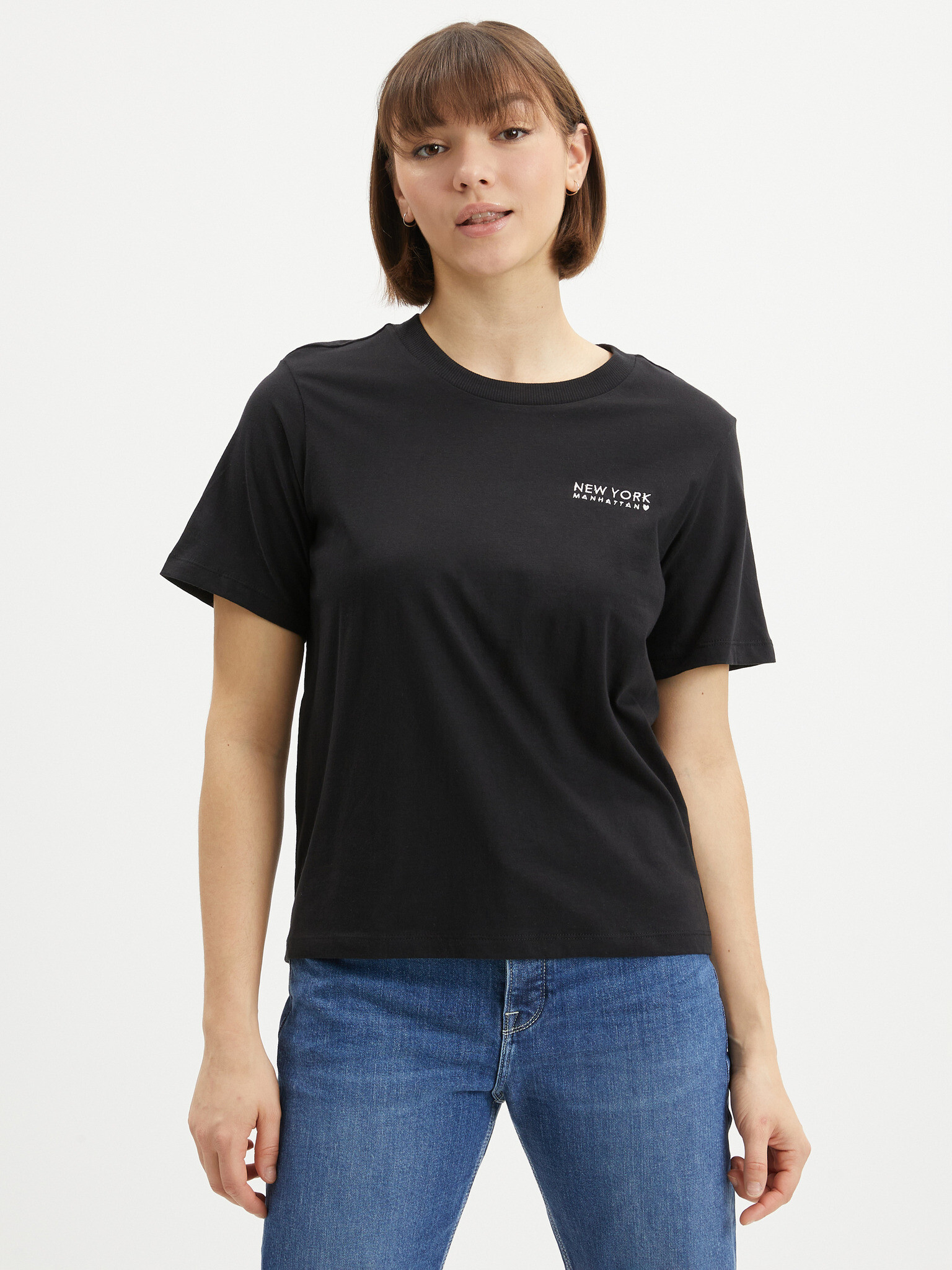 Jacqueline de Yong Tokoy T-shirt Black - Pepit.gr