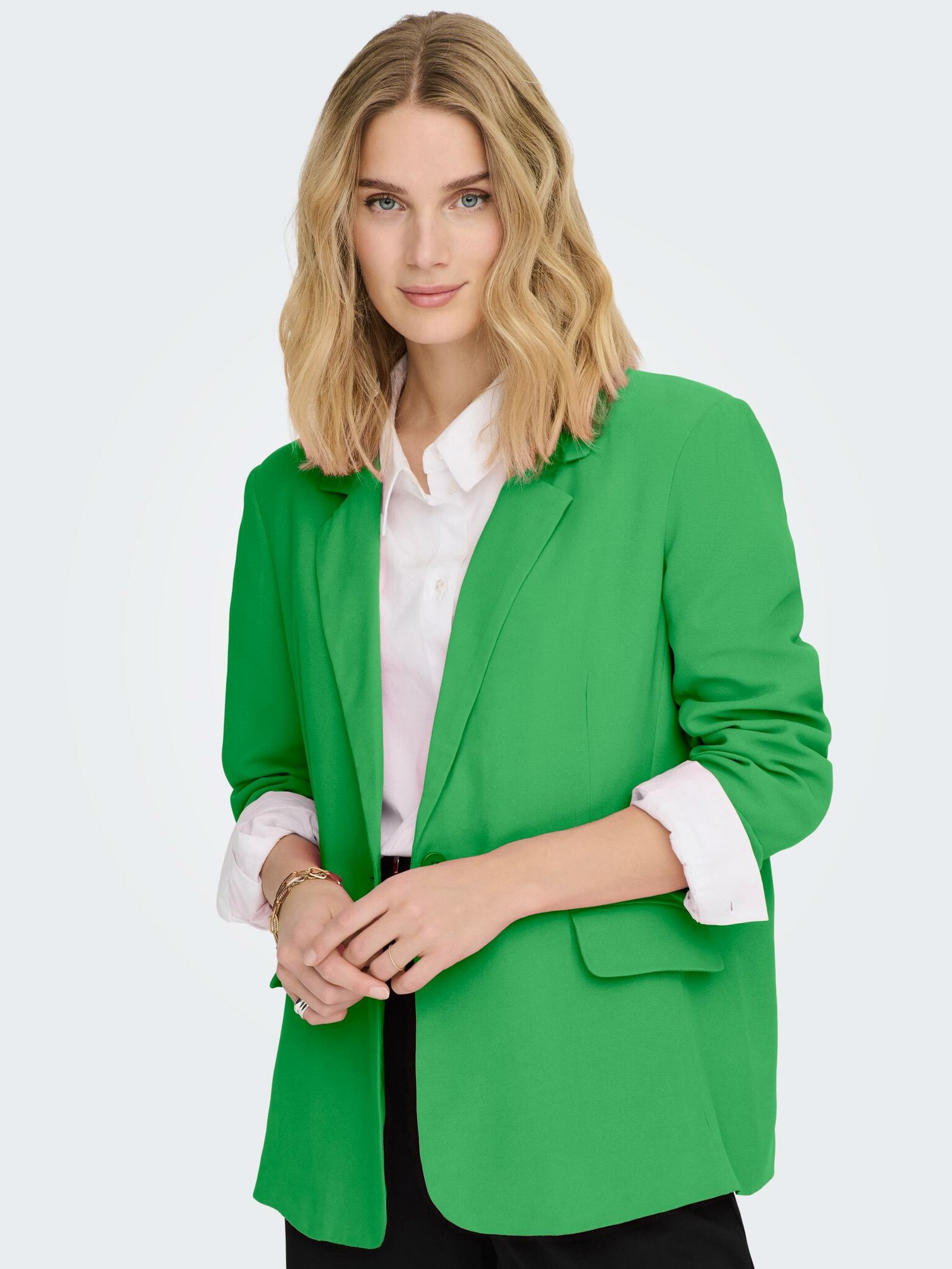 Jacqueline de Yong Vincent Jacket Green - Pepit.gr