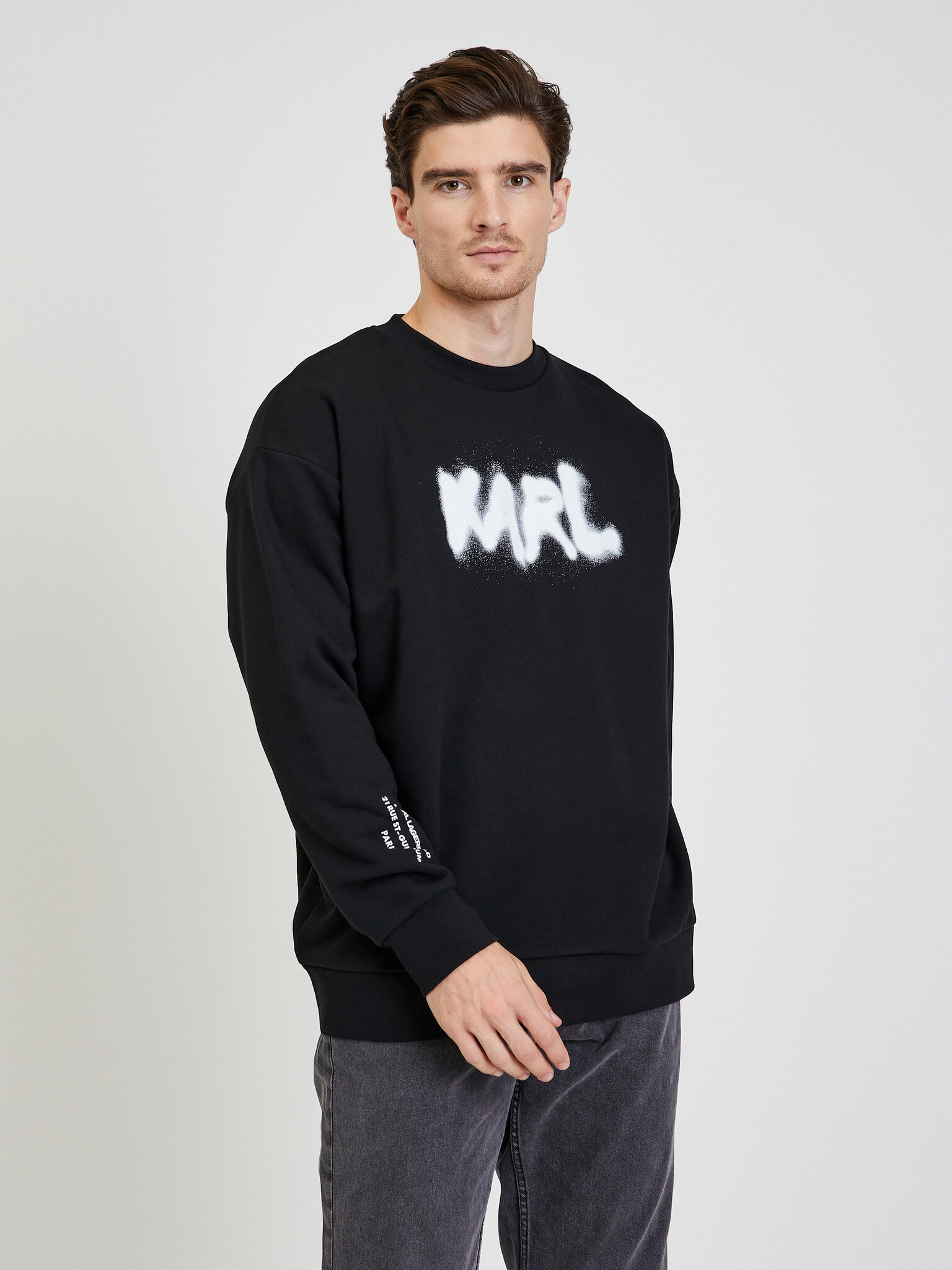 Karl Lagerfeld Sweatshirt Black - Pepit.gr