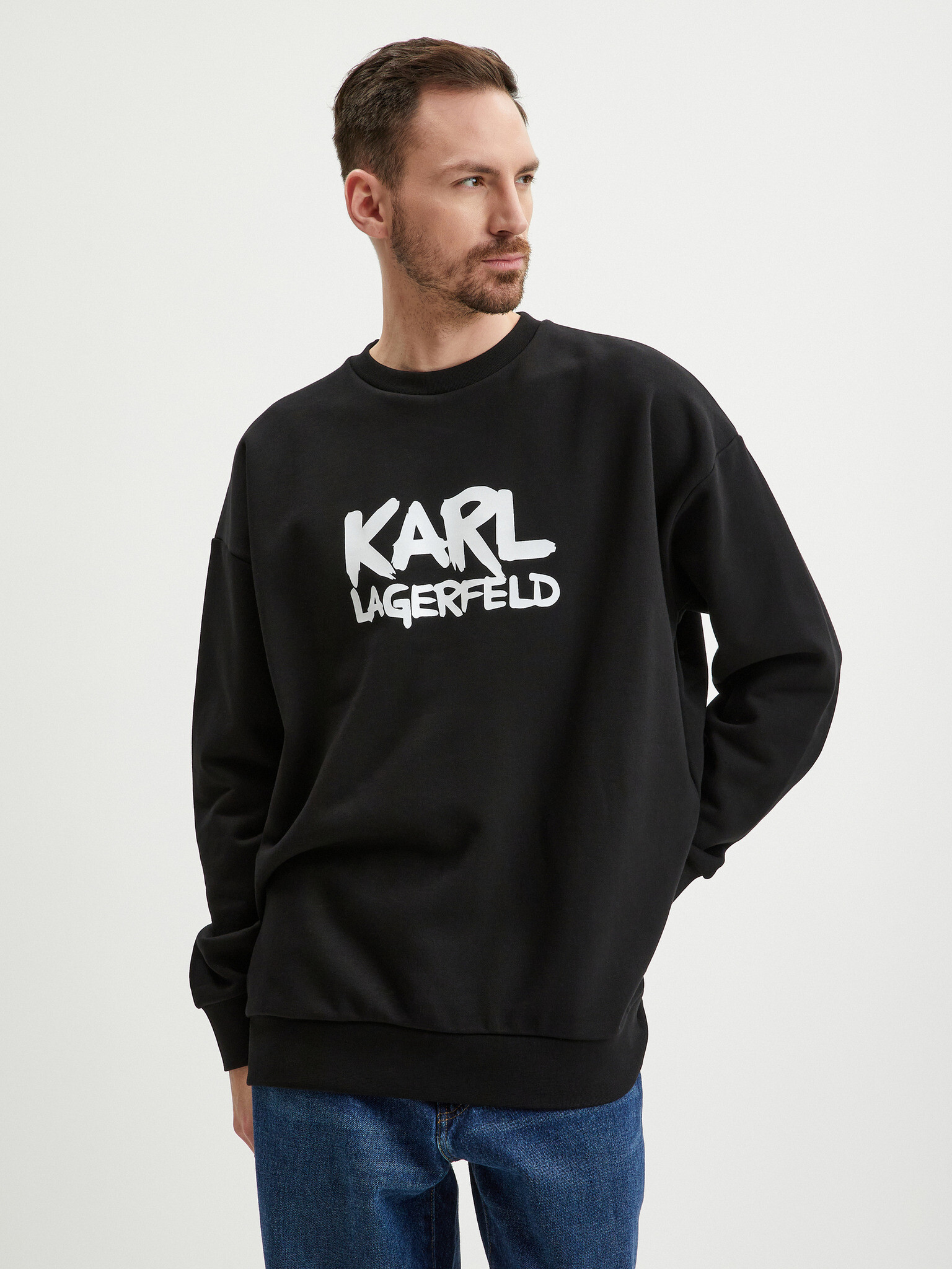 Karl Lagerfeld Sweatshirt Black - Pepit.gr