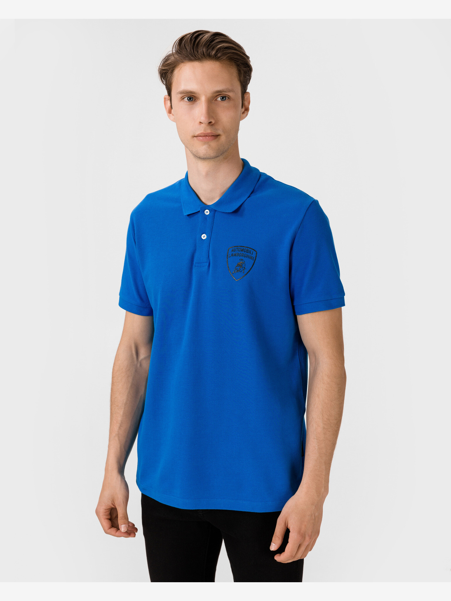 Lamborghini Polo Shirt Blue - Pepit.gr