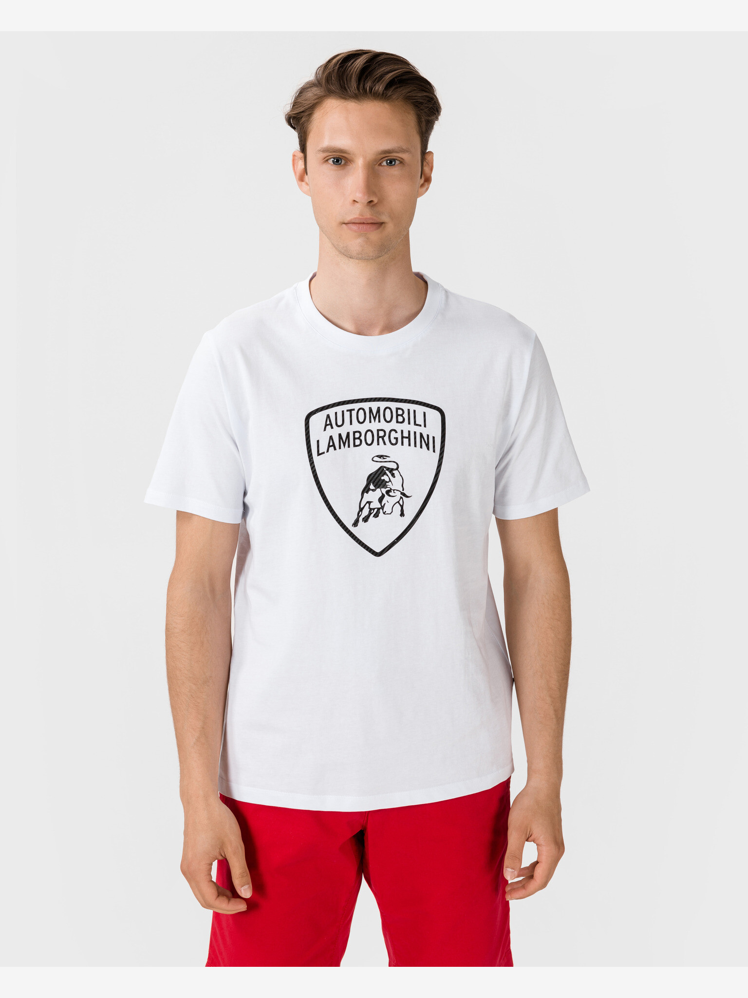 Lamborghini T-shirt White - Pepit.gr