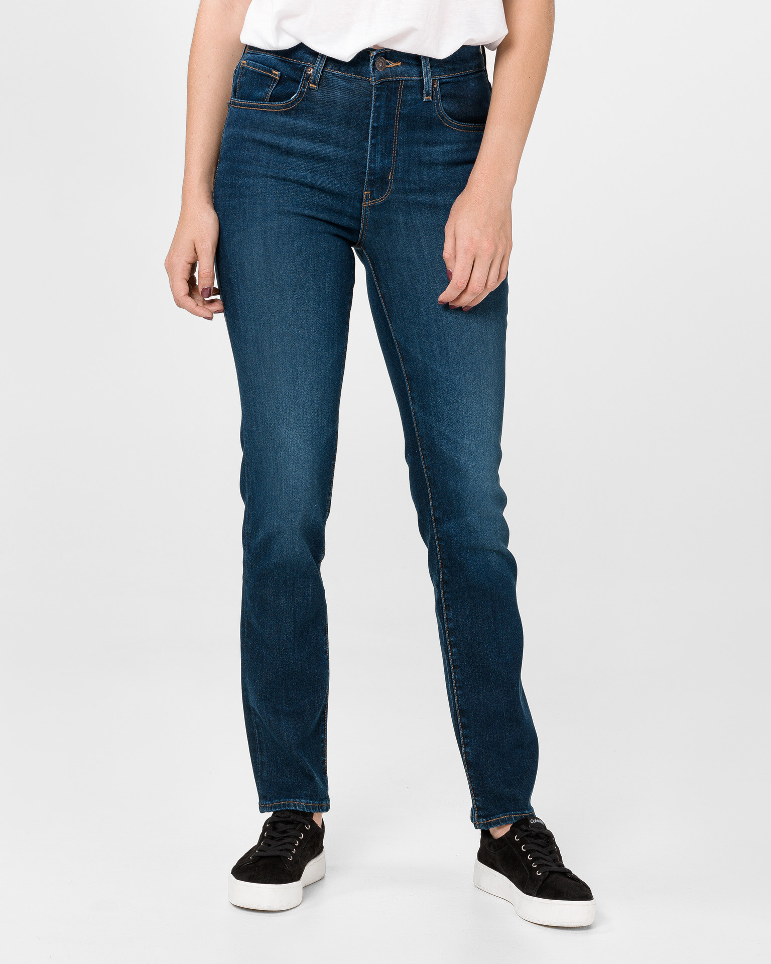 Levi's® 724™ High Rise Straight Jeans Blue - Pepit.gr