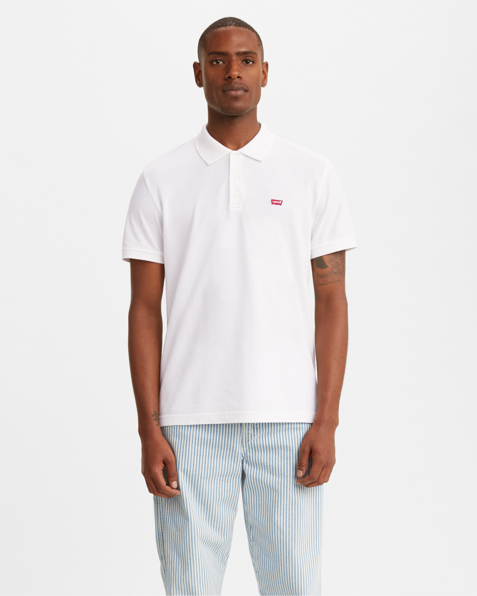 Levi's® Housemark Polo Shirt White - Pepit.gr